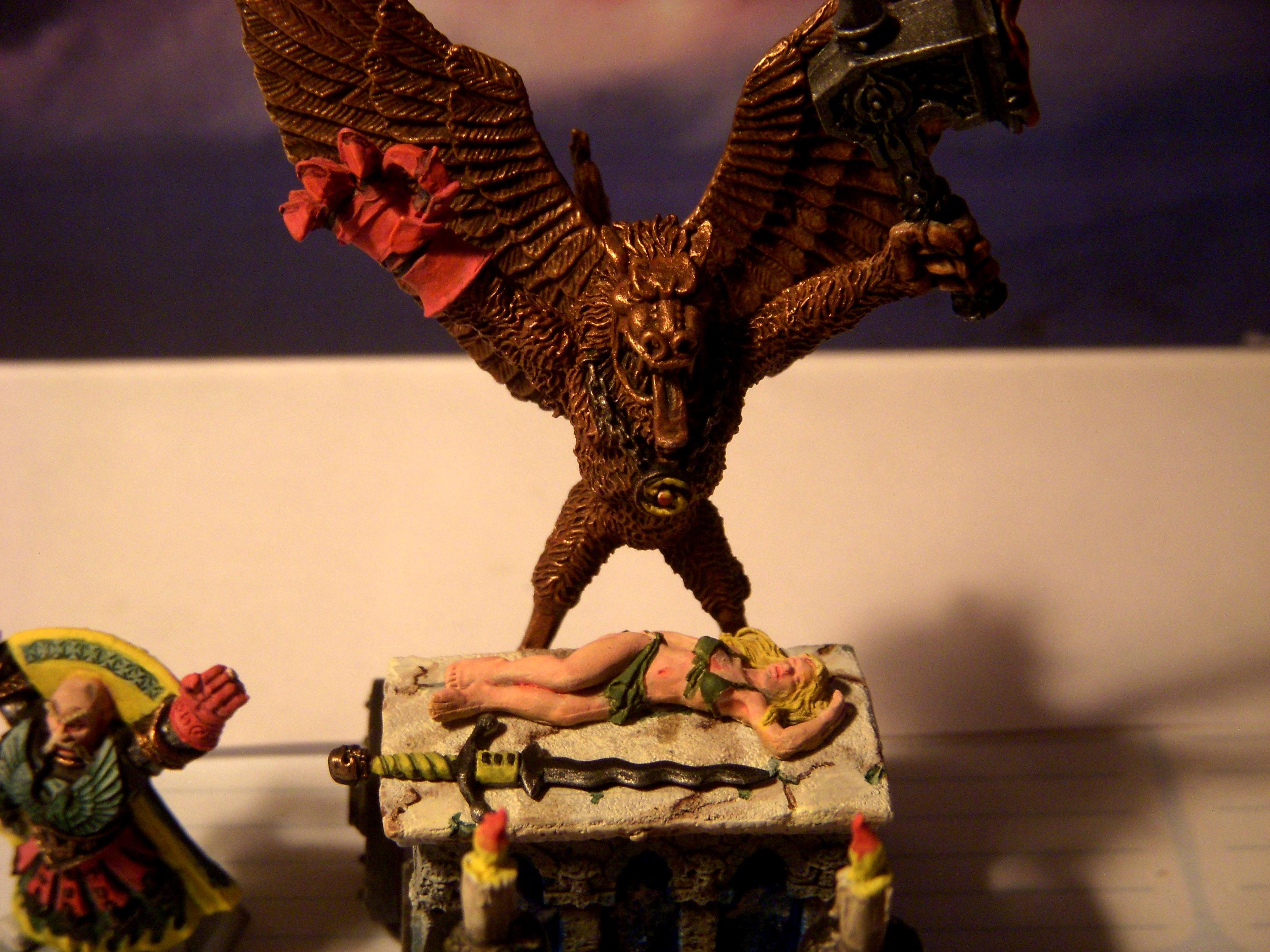Conversion, Damsel, Empire, The Old War, War Altar, Warhammer Fantasy, Wfb, Work In Progress