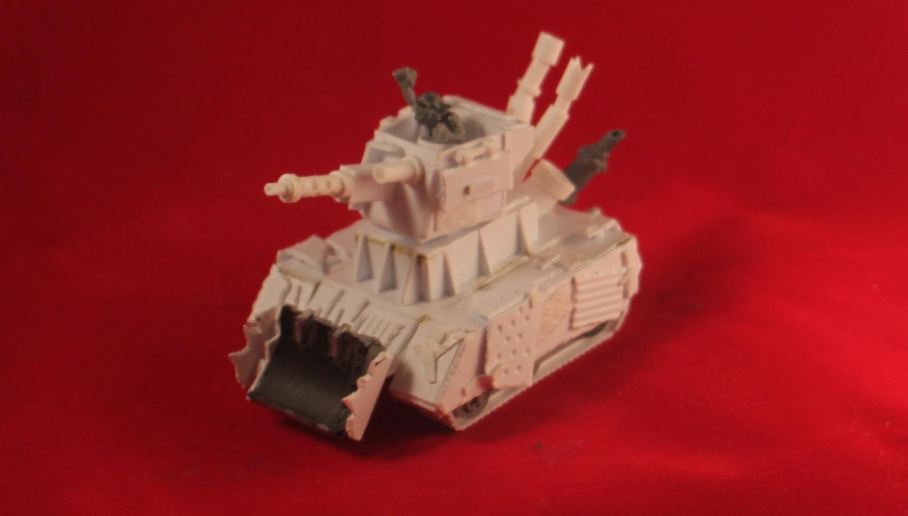 Grot Tank, Orkuisition, Scratcgbuild, Work In Progress