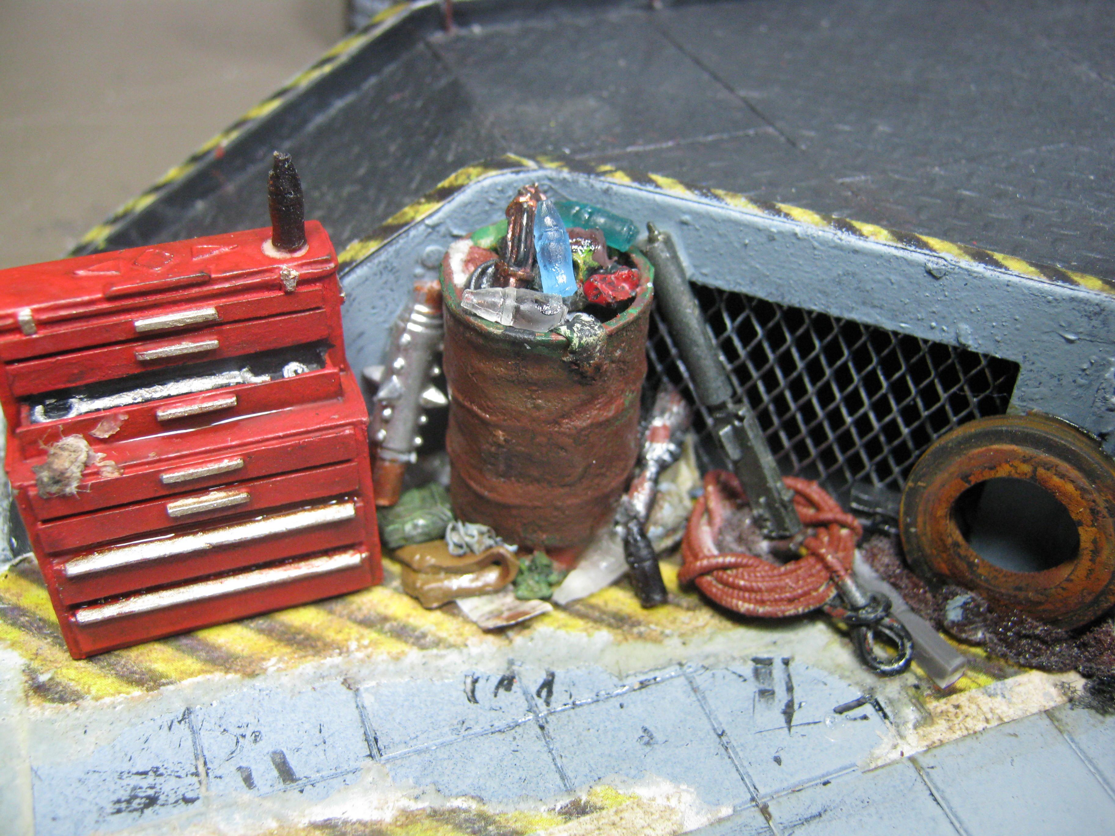 Necromunda, Rust Effect, Scratch Build, Terrain, Warhammer 40,000