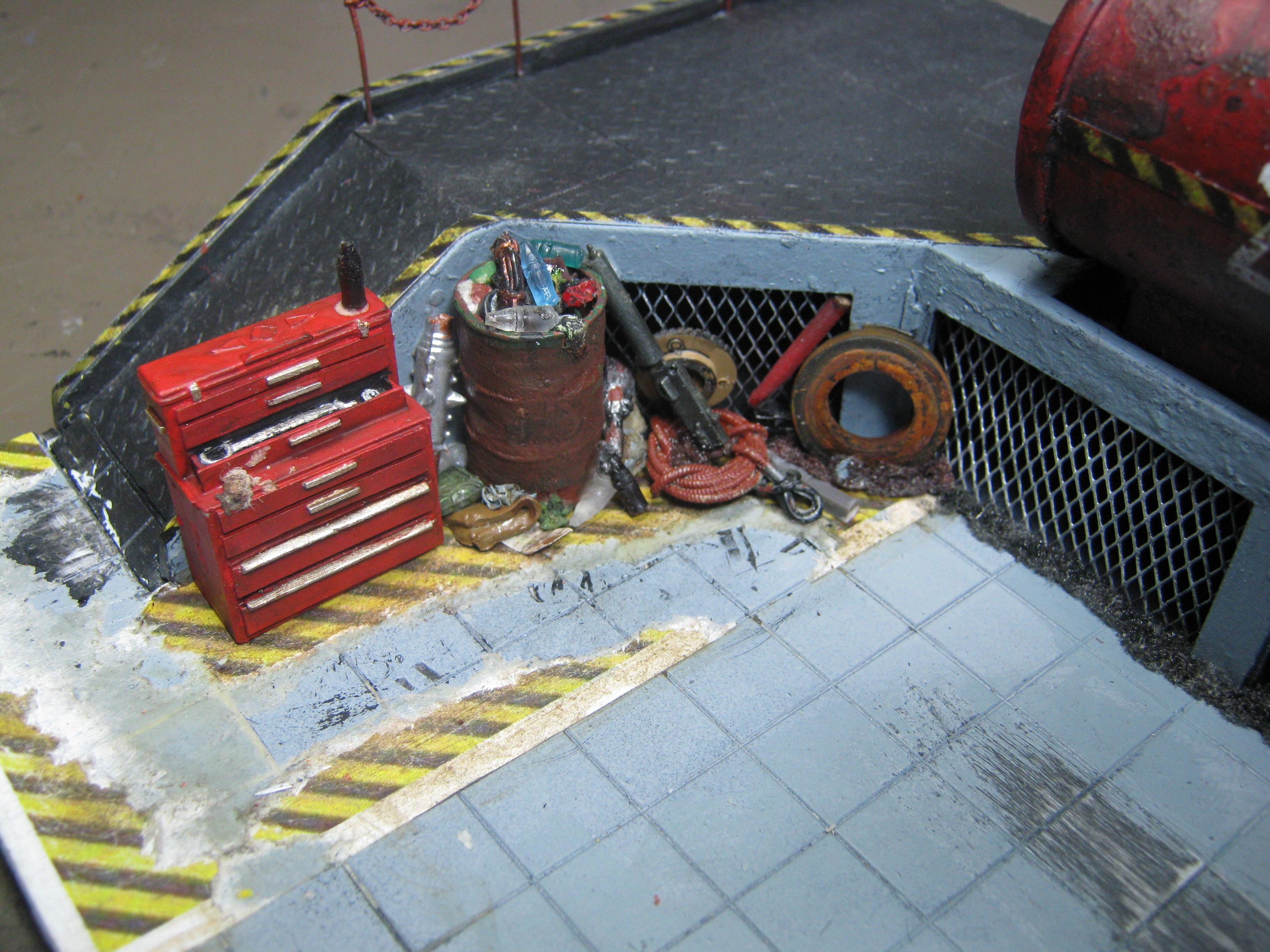 Necromunda, Rust Effect, Scratch Build, Terrain, Warhammer 40,000