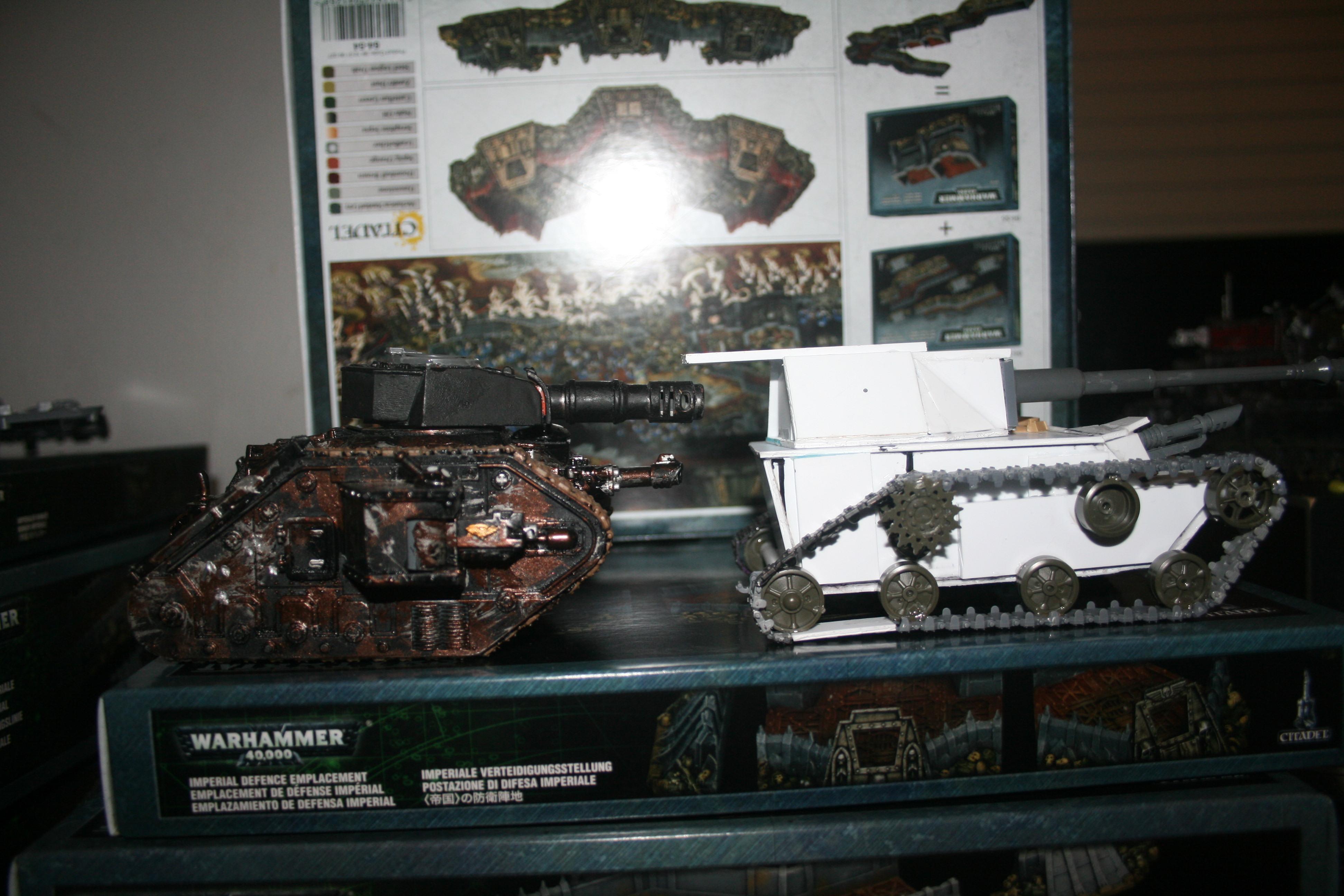 Vangauard vs Leman Russ, length comparasin