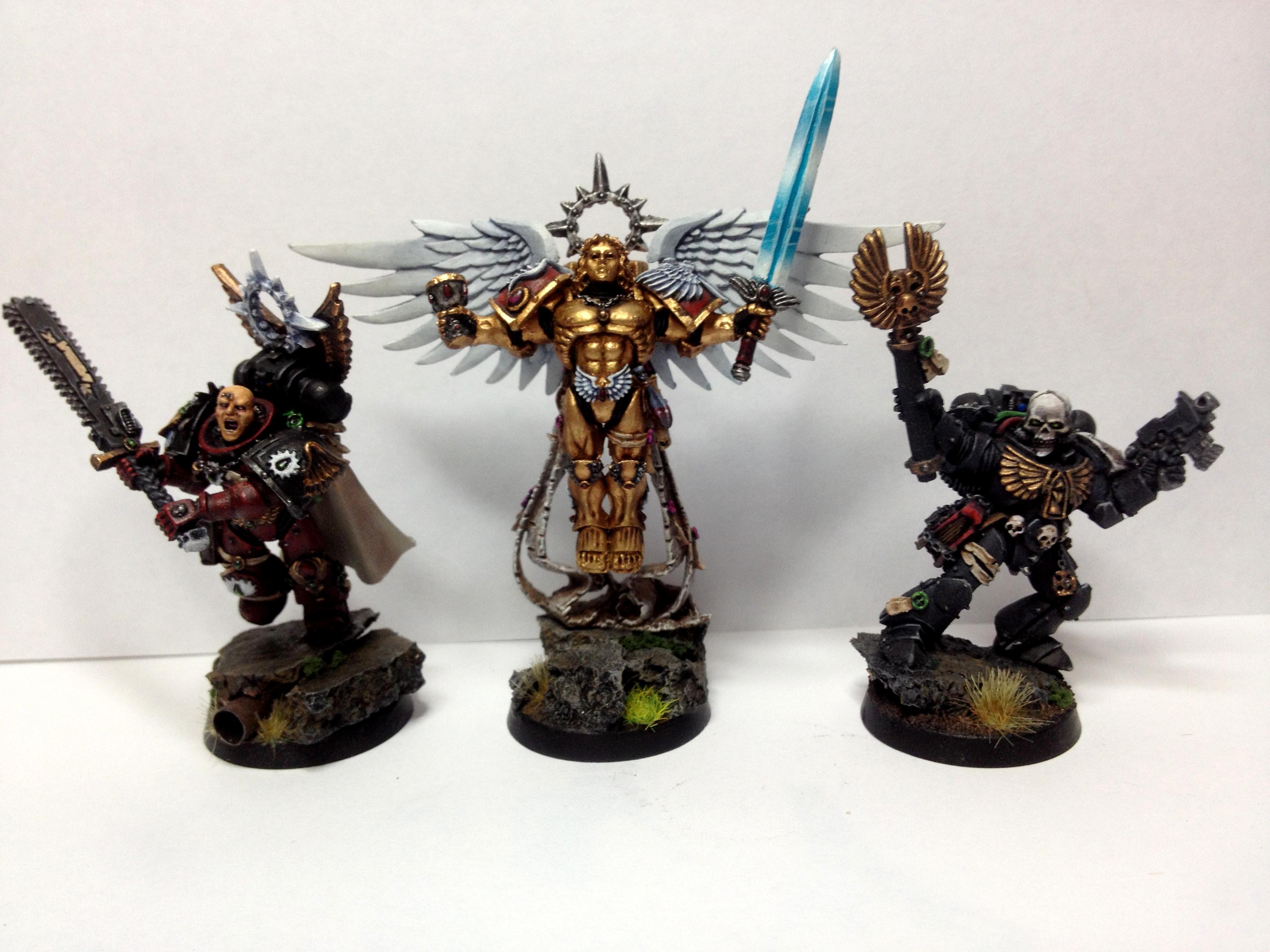 Blood Angels, Chaplin, Flesh Tearers, Sanguinor