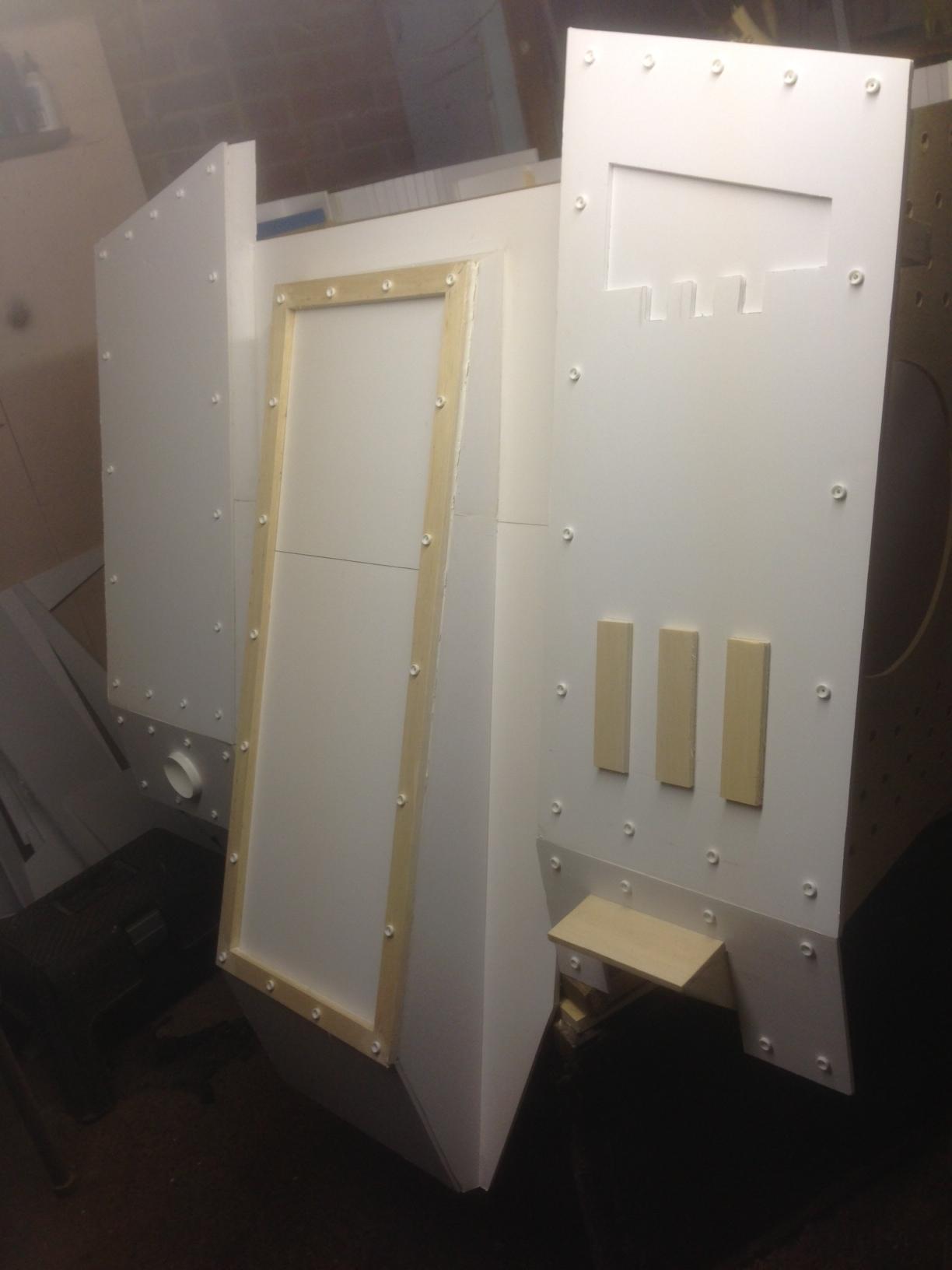 This is the whole front of the dreadnought, its starting to look cool