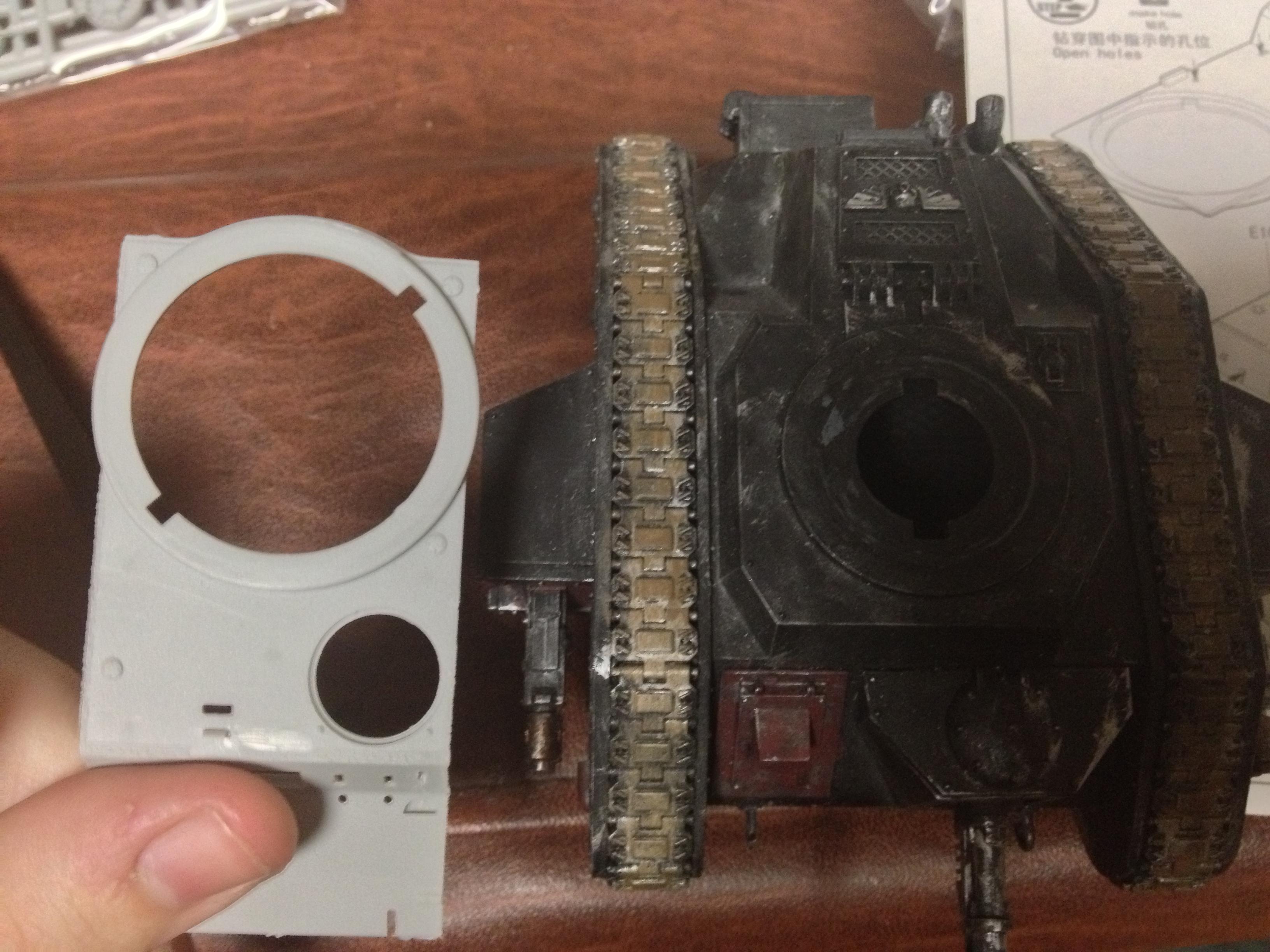 A convenience I've found; the turret ring is the compatible with the forgeworld turrets