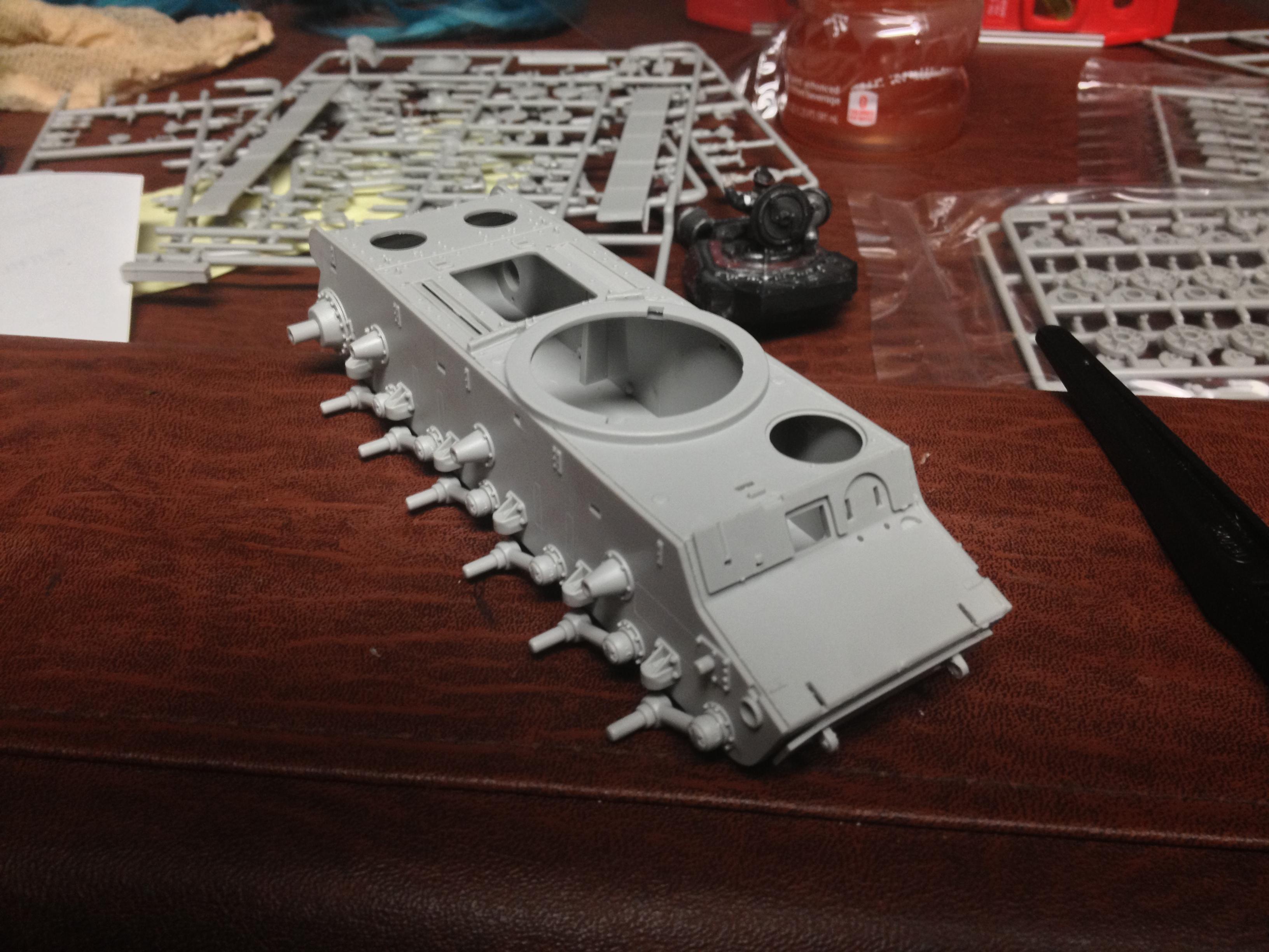 Added onto the suspension