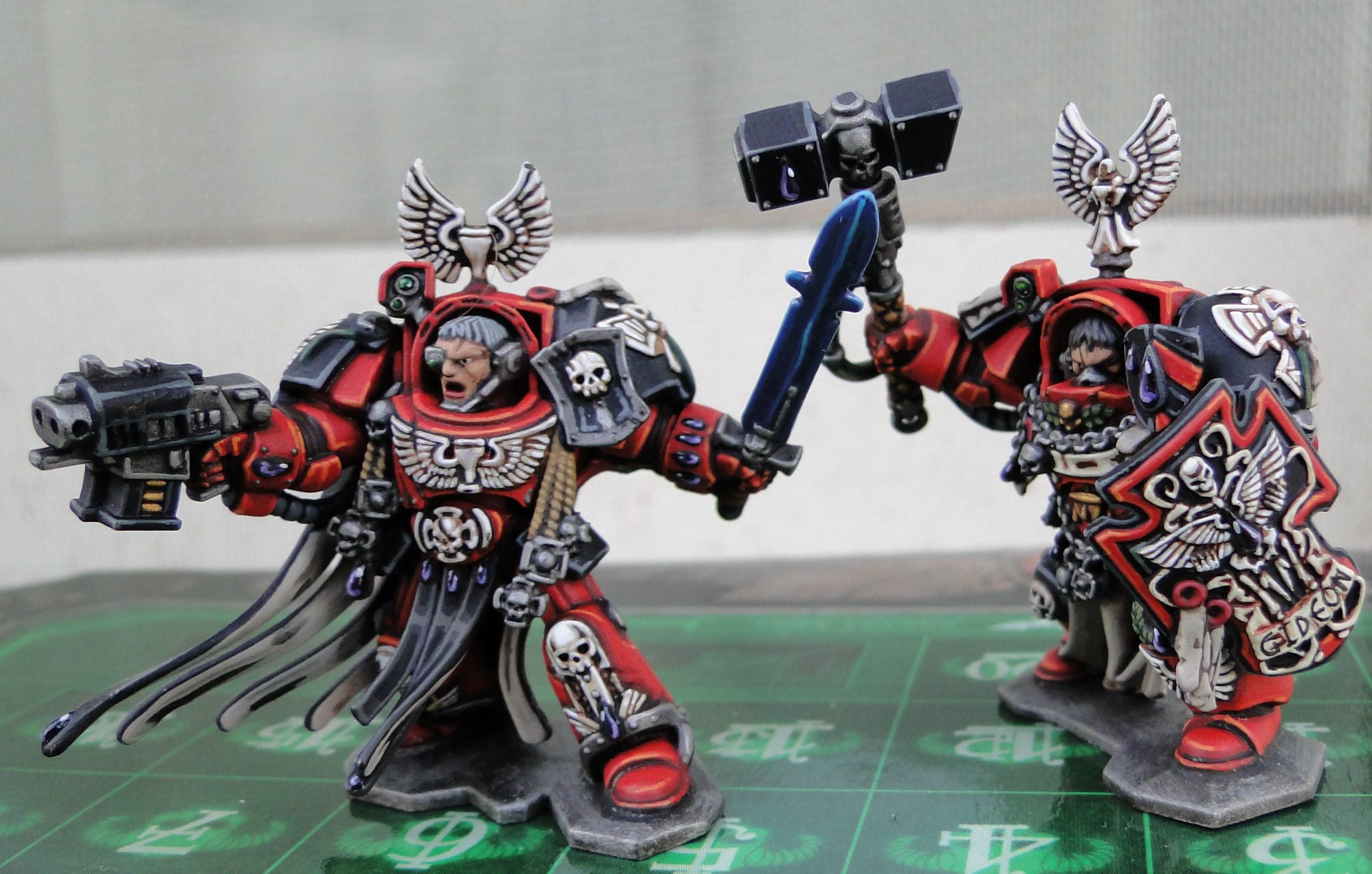 Blood Angels, Genestealer, Space Hulk, Terminators.  Space Marines, Tyranids