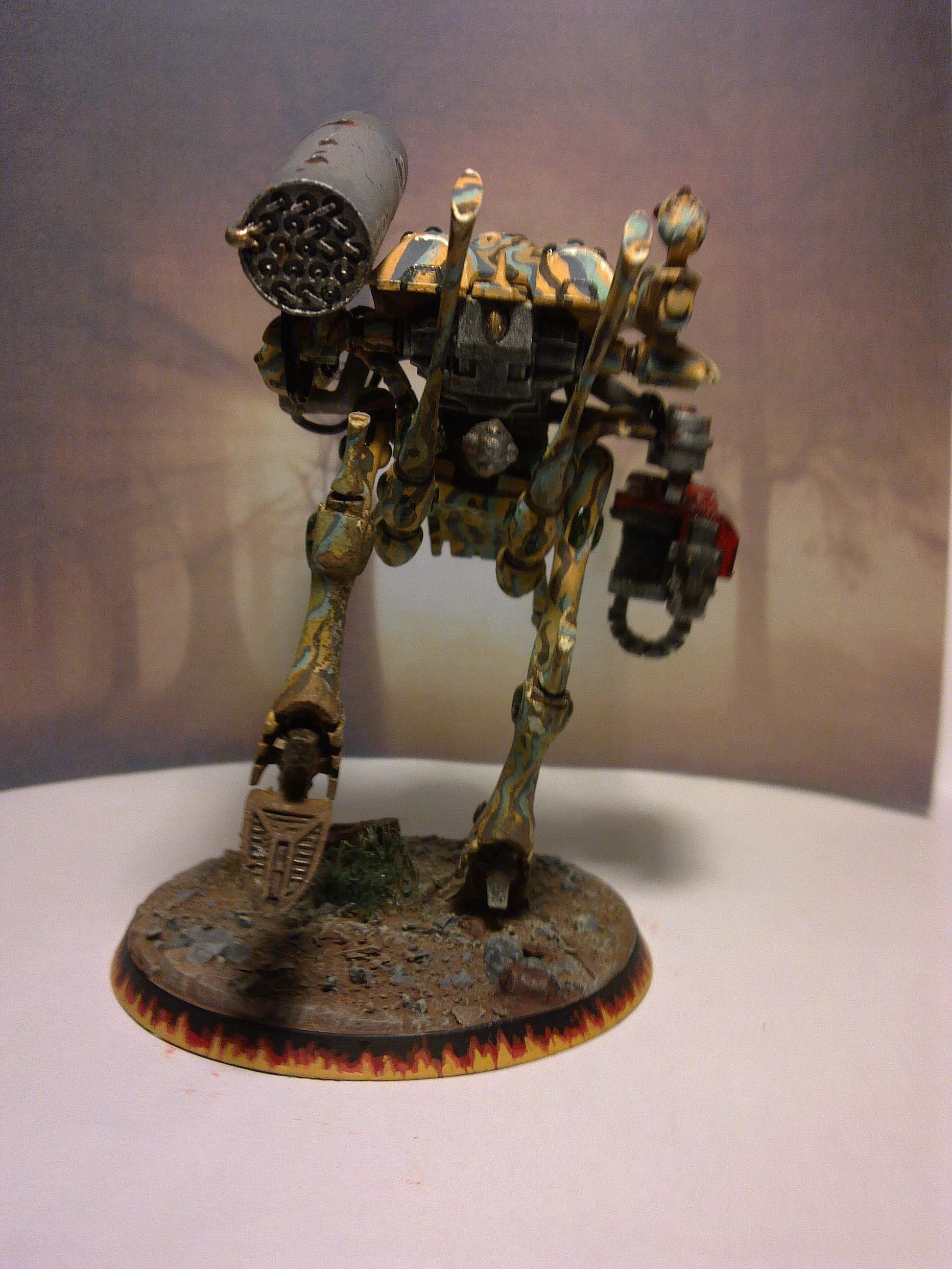 Camouflage, Eldar, War Walker, Warhammer 40,000, Weathered