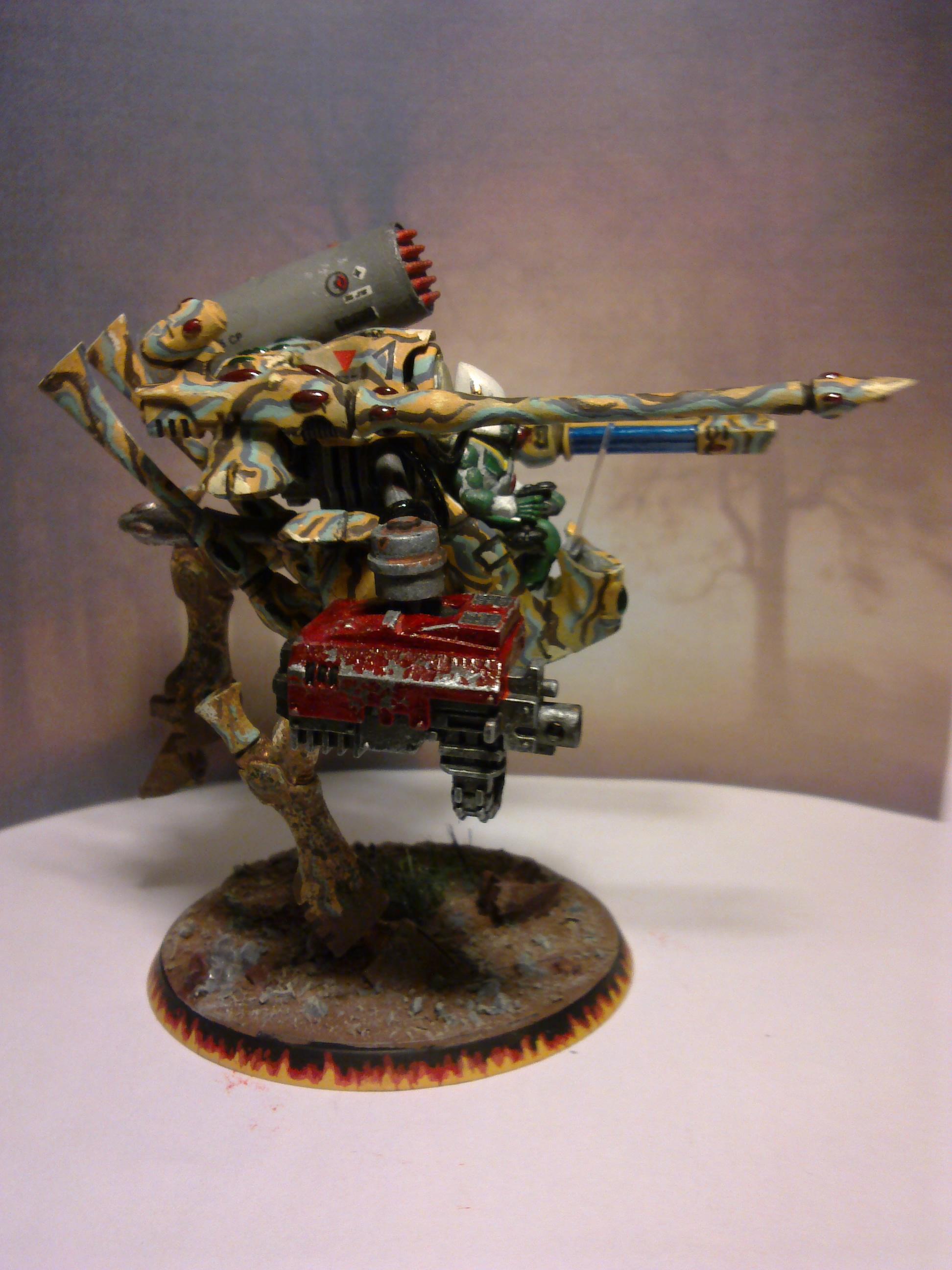 Camouflage, Eldar, War Walker, Warhammer 40,000, Weathered