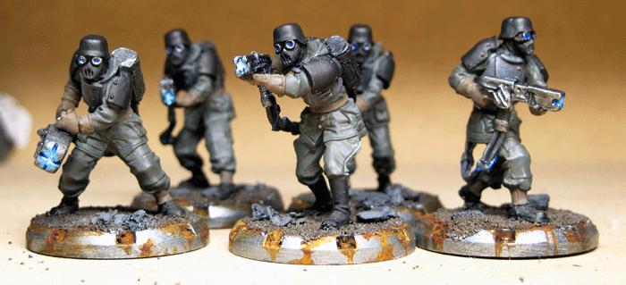 Dust Tactics, Dust Warfare, Germans, Laser Grenadiers