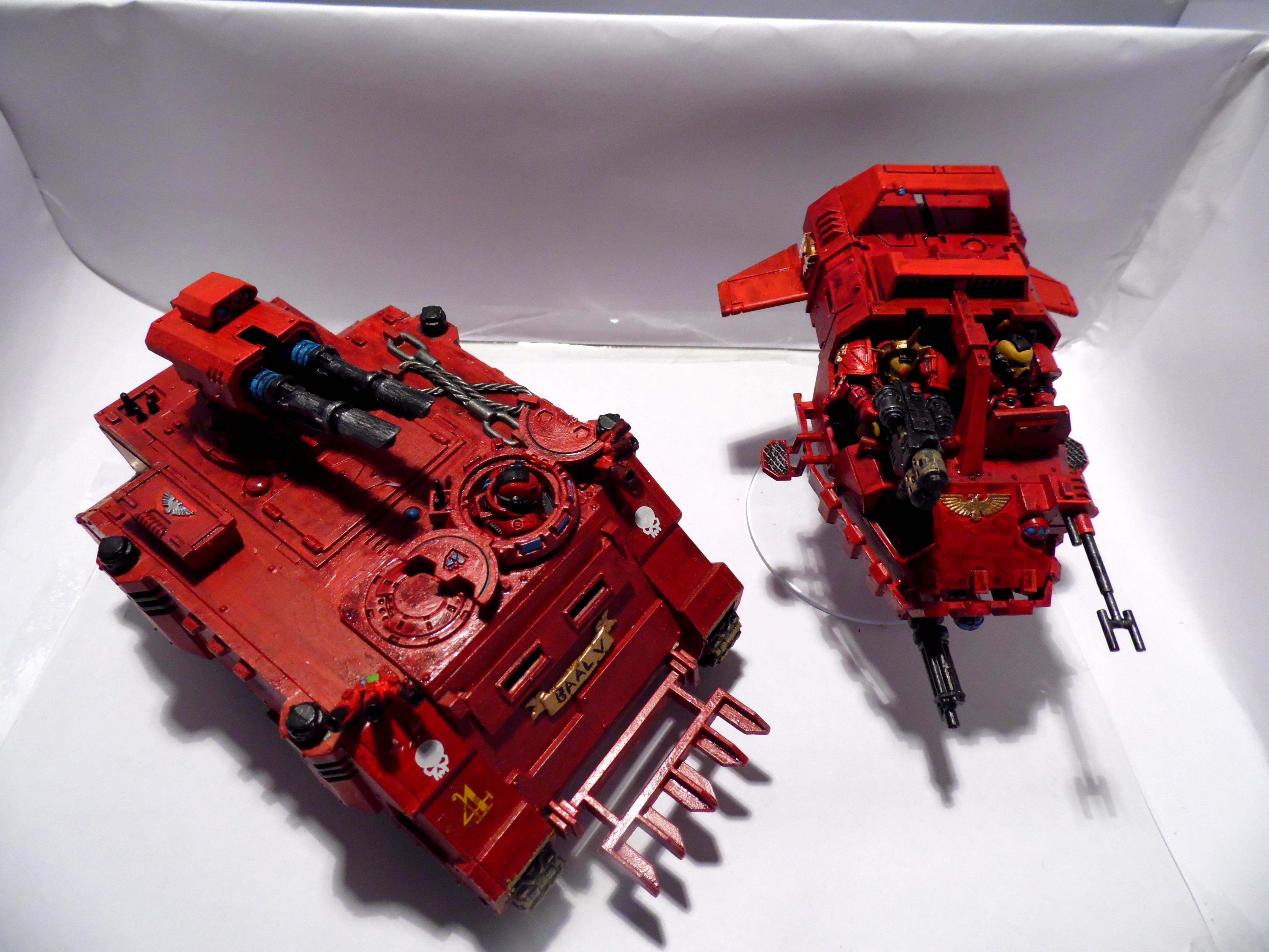 Blood angel vehicles