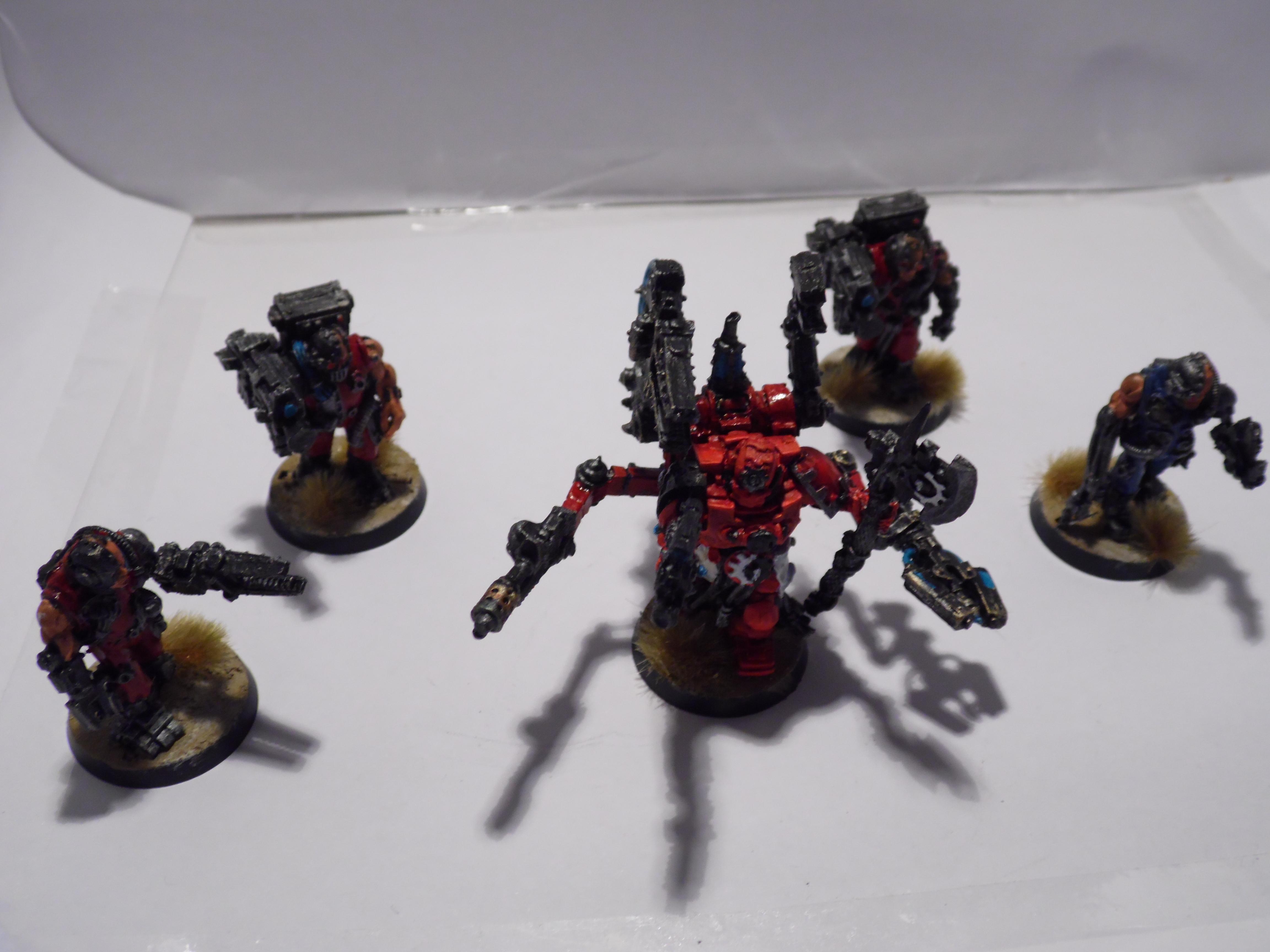 Techmarine and servitors