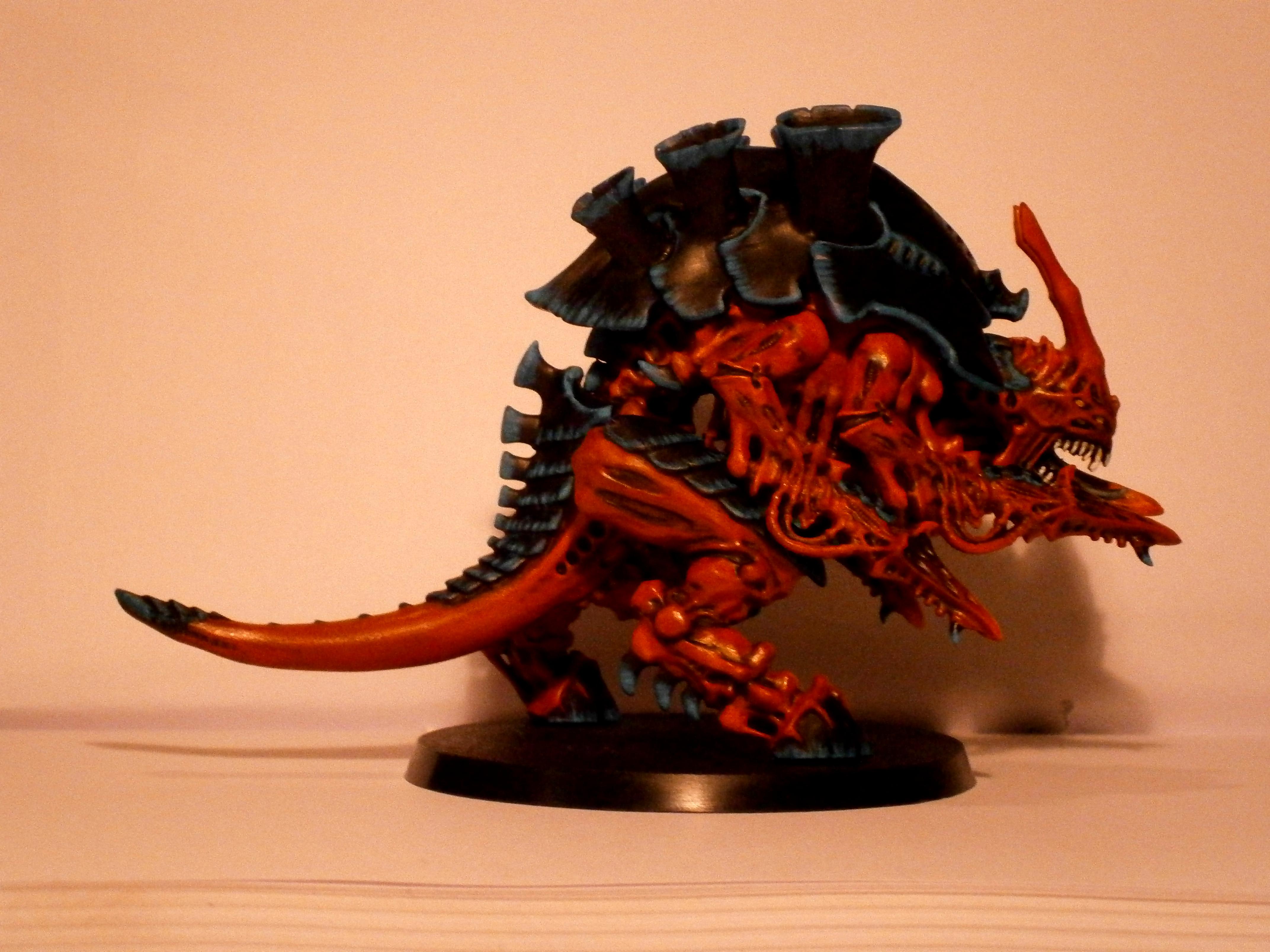 Behemoth, Carnifex, Dakkafex, Large Creature, Red, Tyranids