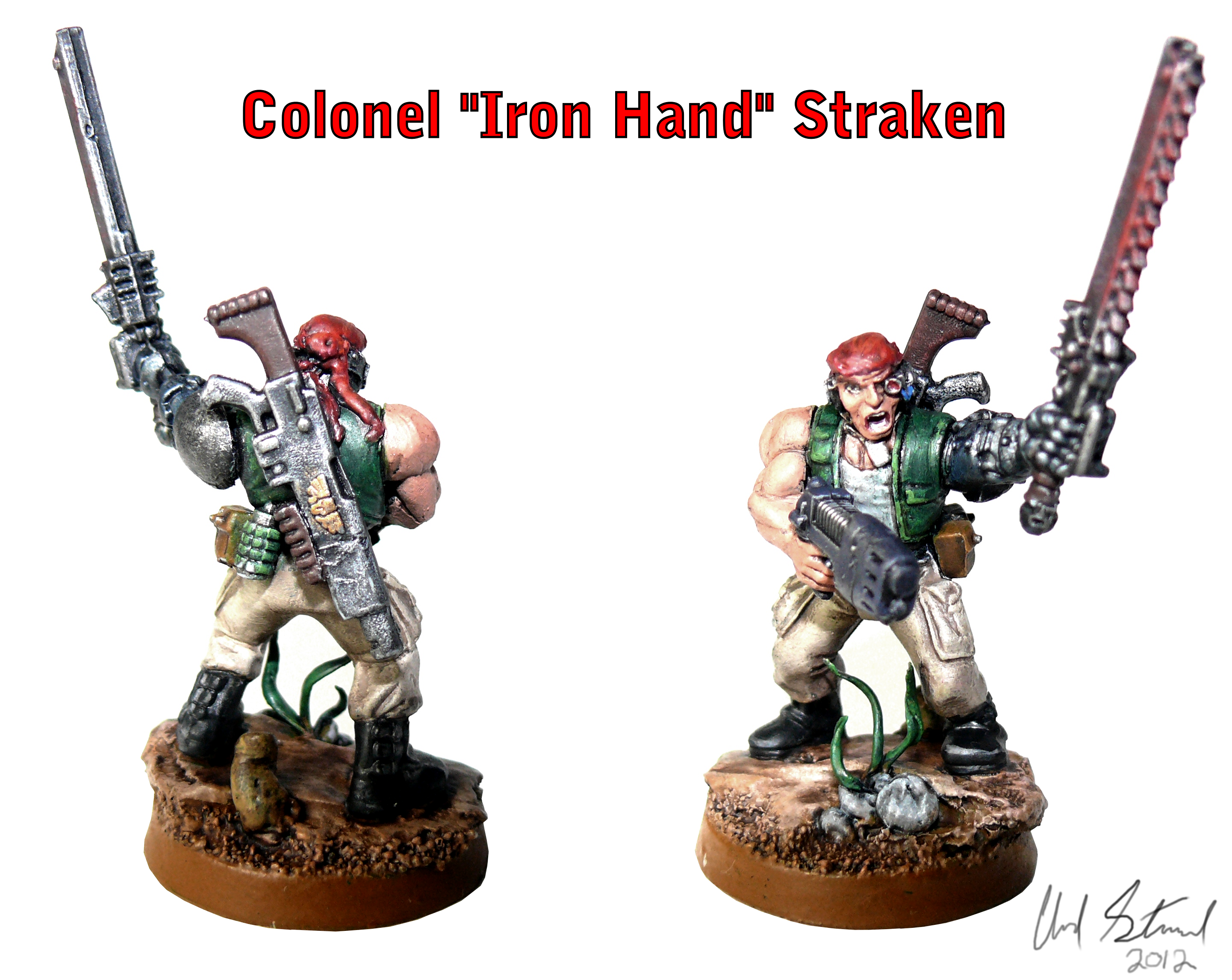 Catachan, Colonel, Conversion, Imperial Guard, Iron Hand, Straken