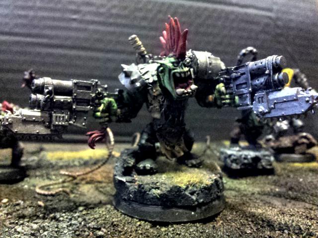 Boss, Dakka Dakka, Mohawk, Orks, Warboss