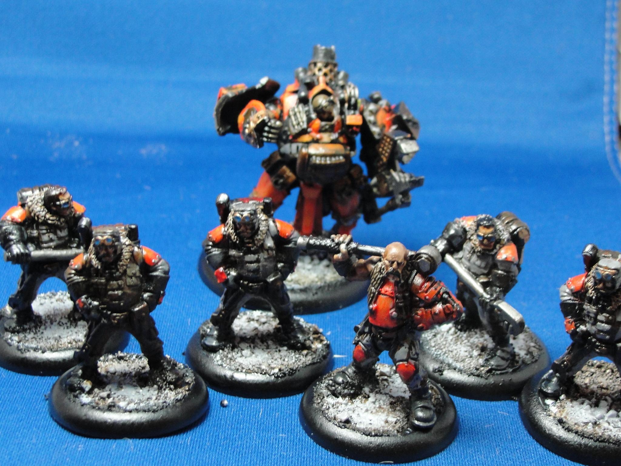 Warmachine, Khador, Battle Mechaniks, Battle Mechanik Officer