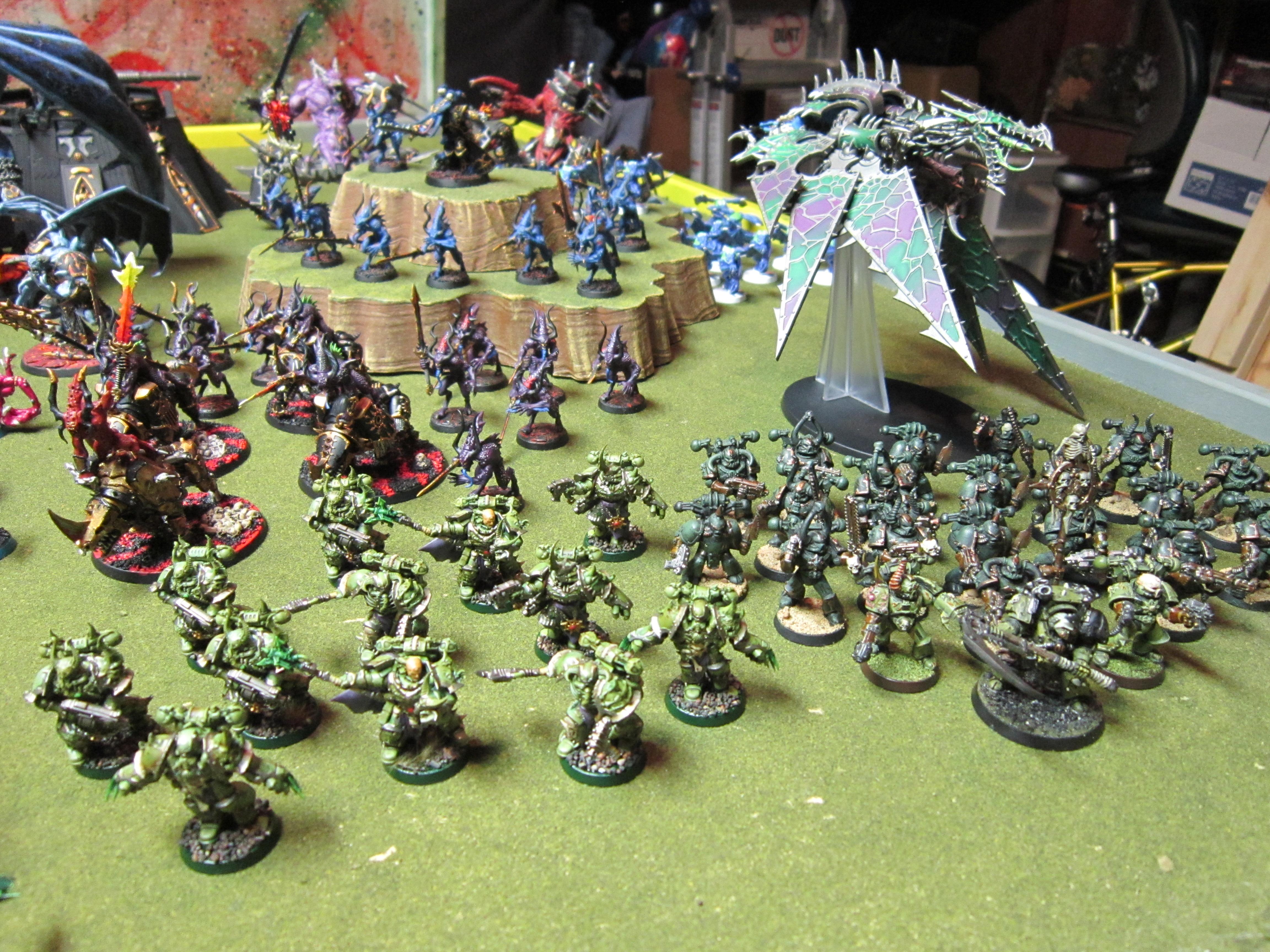 Bloodthirster, Chaos, Daemons, Forge, Khorne, Prince, Slaanesh, Tzneetch, Warhammer 40,000