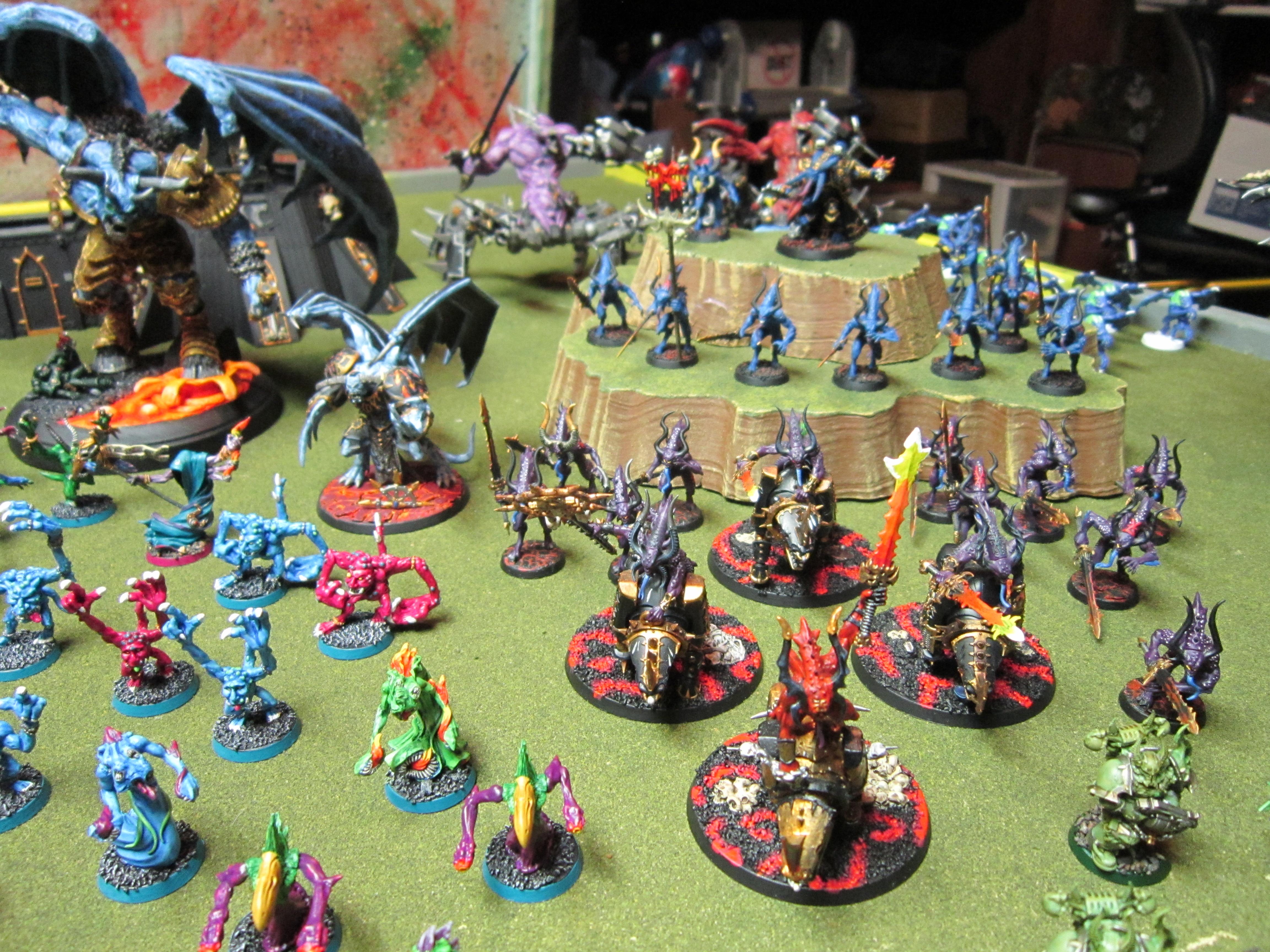 Bloodthirster, Chaos, Daemons, Forge, Khorne, Prince, Slaanesh, Tzneetch, Warhammer 40,000