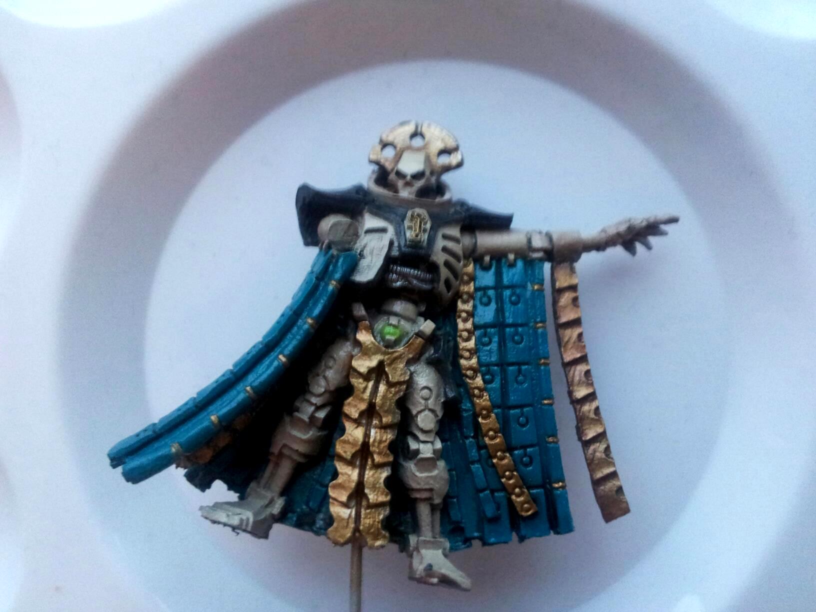 Cape, Gold, Headquarters, Necrons, Nemesor, Staff Of Light, Warriors