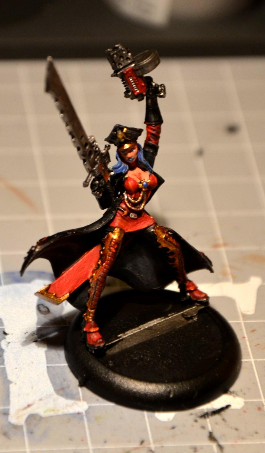 Commissar, Imperial Guard, Inquisitor, Olga, Thanatos
