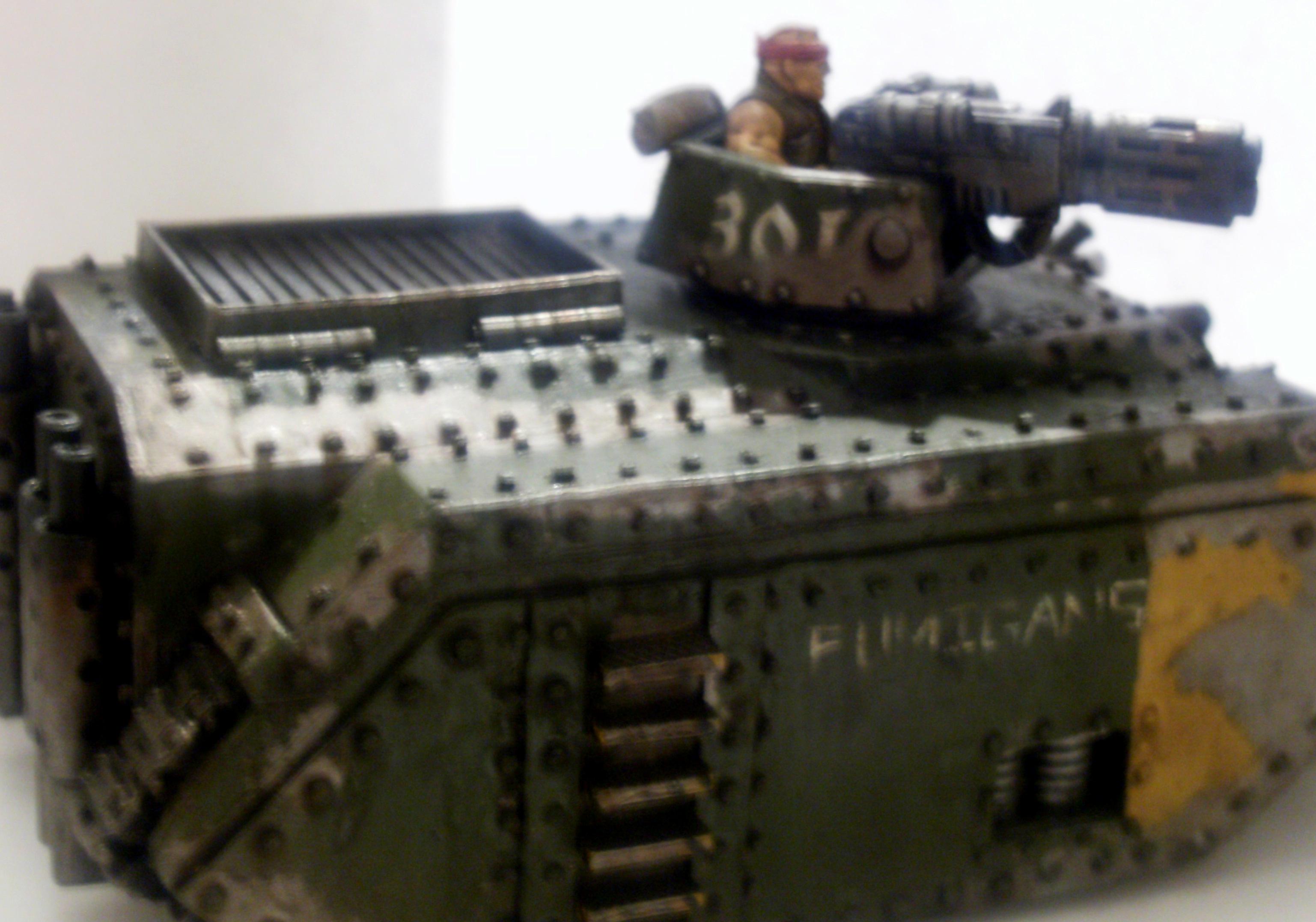 Cadians, Catachan, Devil Dog, Fast Attack, Green, Imperial Guard, Melta Cannon, Meltagun, Muklti-melta, Tank, Warhammer 40,000, Weathered