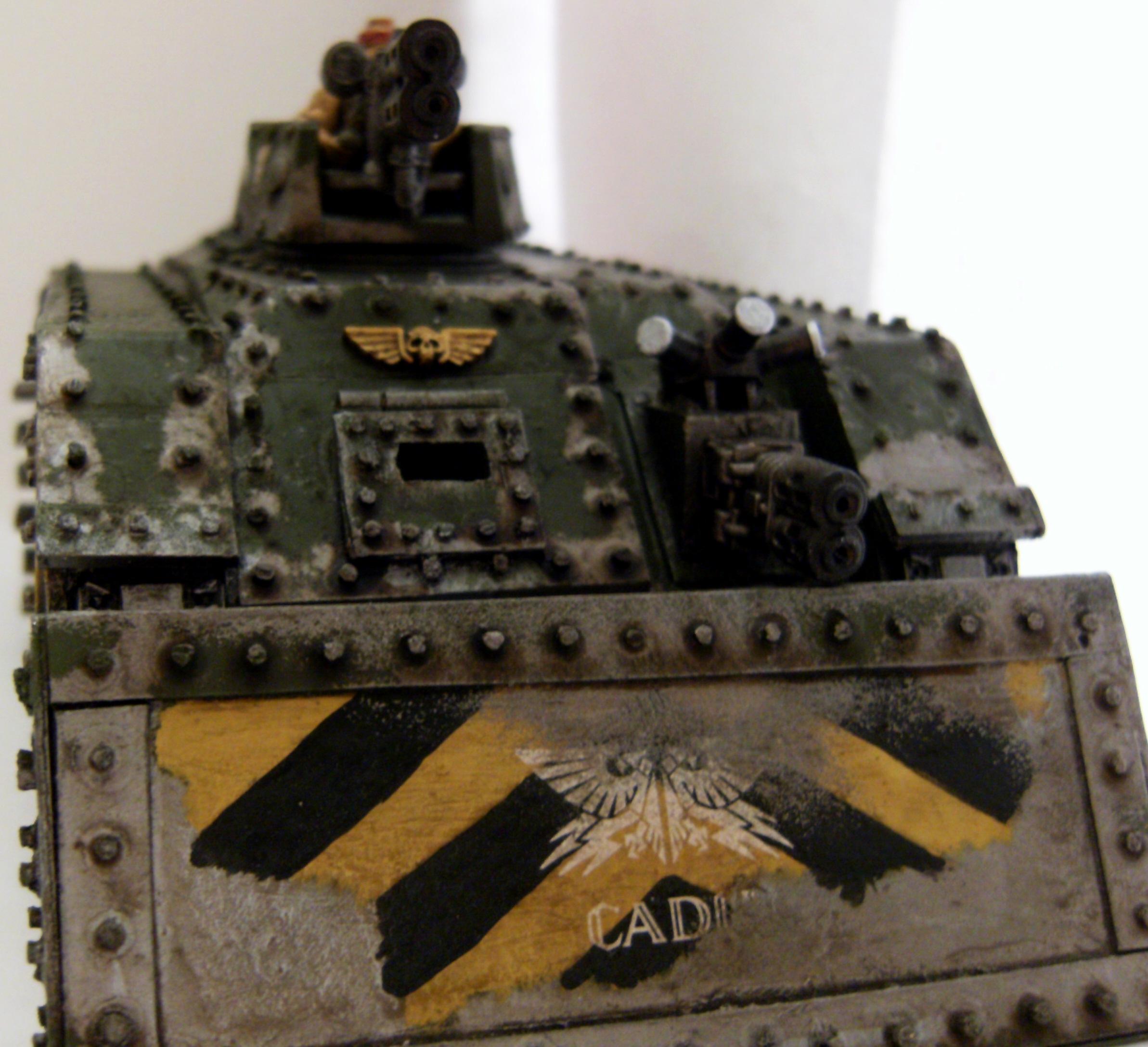 Cadians, Catachan, Devil Dog, Fast Attack, Green, Imperial Guard, Melta Cannon, Meltagun, Muklti-melta, Tank, Warhammer 40,000, Weathered