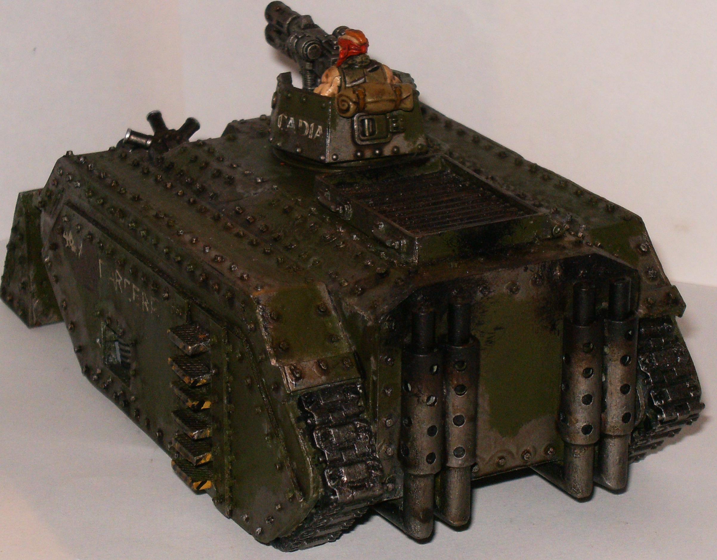 Cadians, Catachan, Devil Dog, Fast Attack, Green, Imperial Guard, Melta Cannon, Meltagun, Muklti-melta, Tank, Warhammer 40,000, Weathered