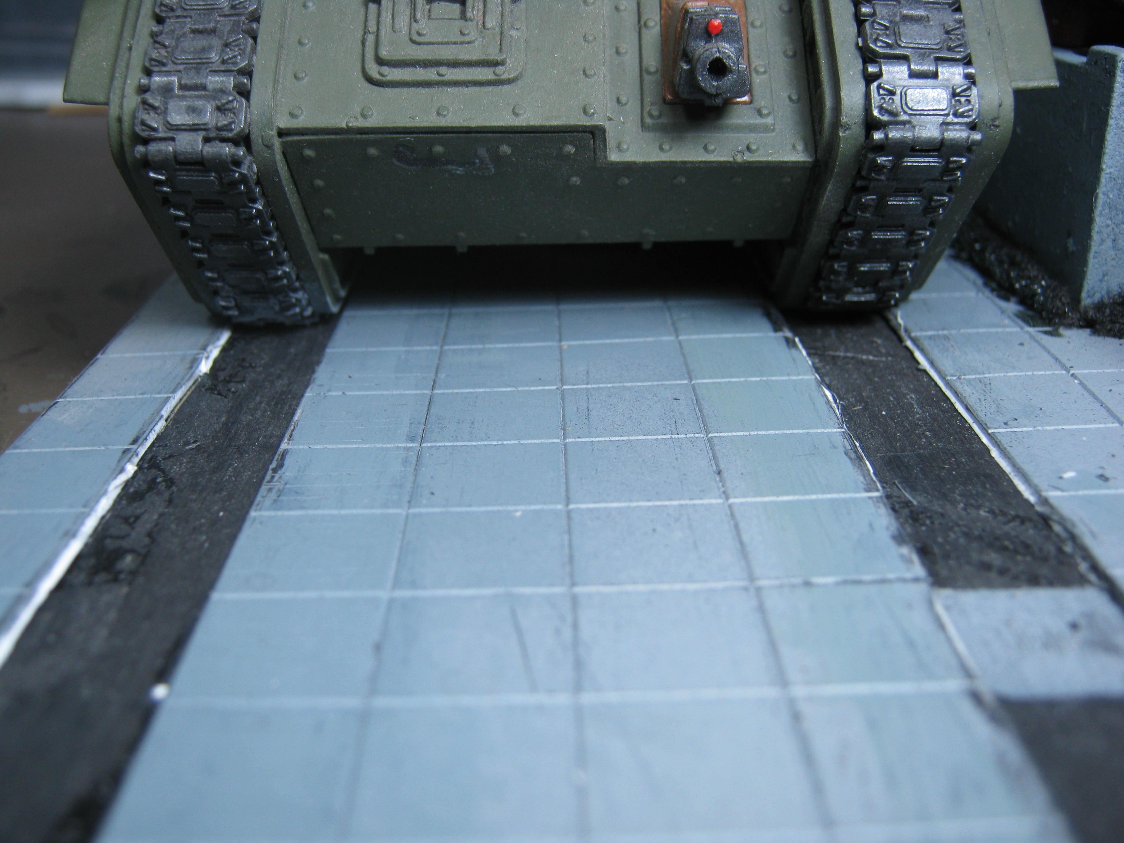 Necromunda, Pavement, Road, Rust Effect, Scratch Build, Terrain, Warhammer 40,000