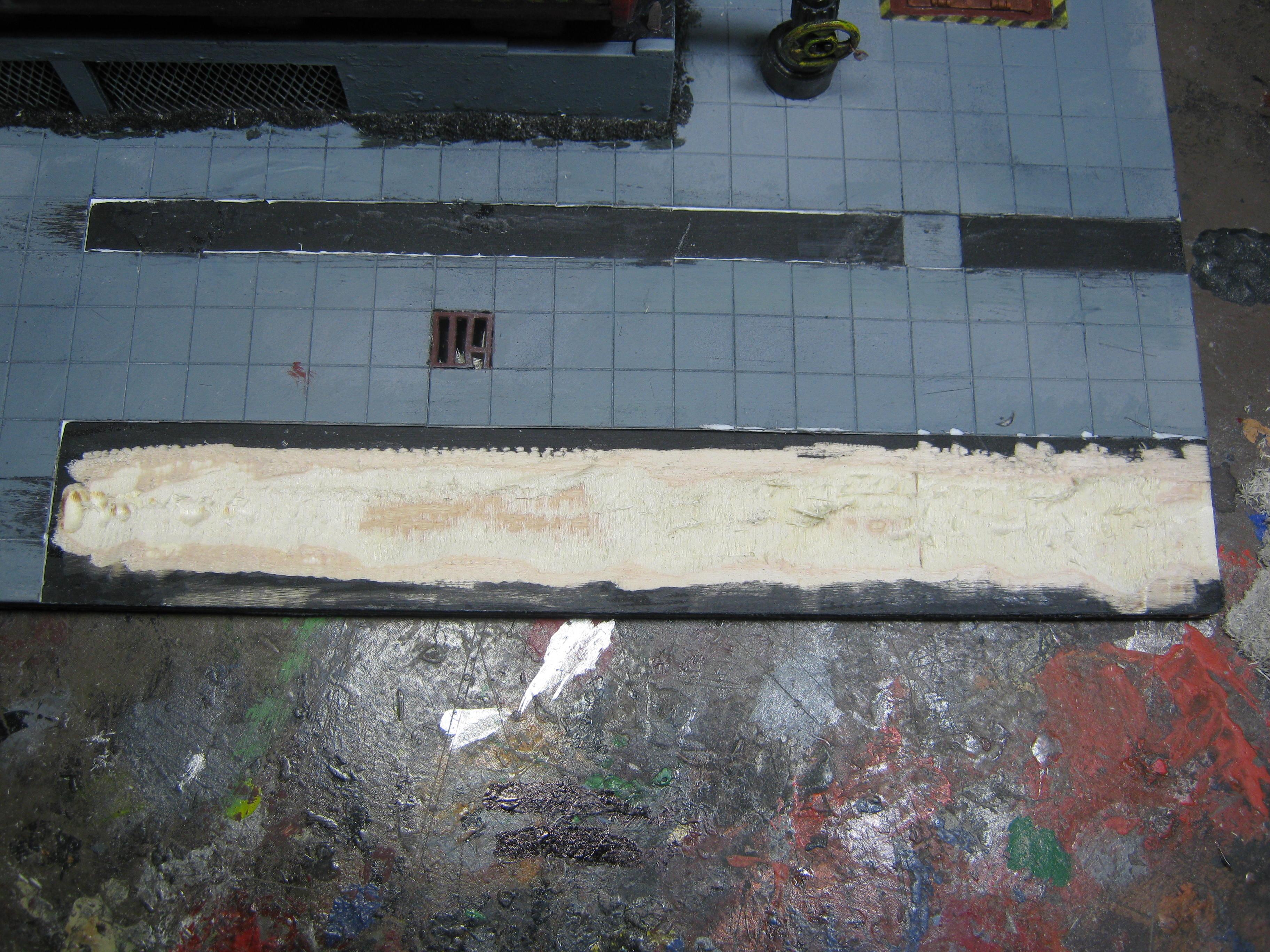 Necromunda, Pavement, Road, Rust Effect, Scratch Build, Terrain, Warhammer 40,000