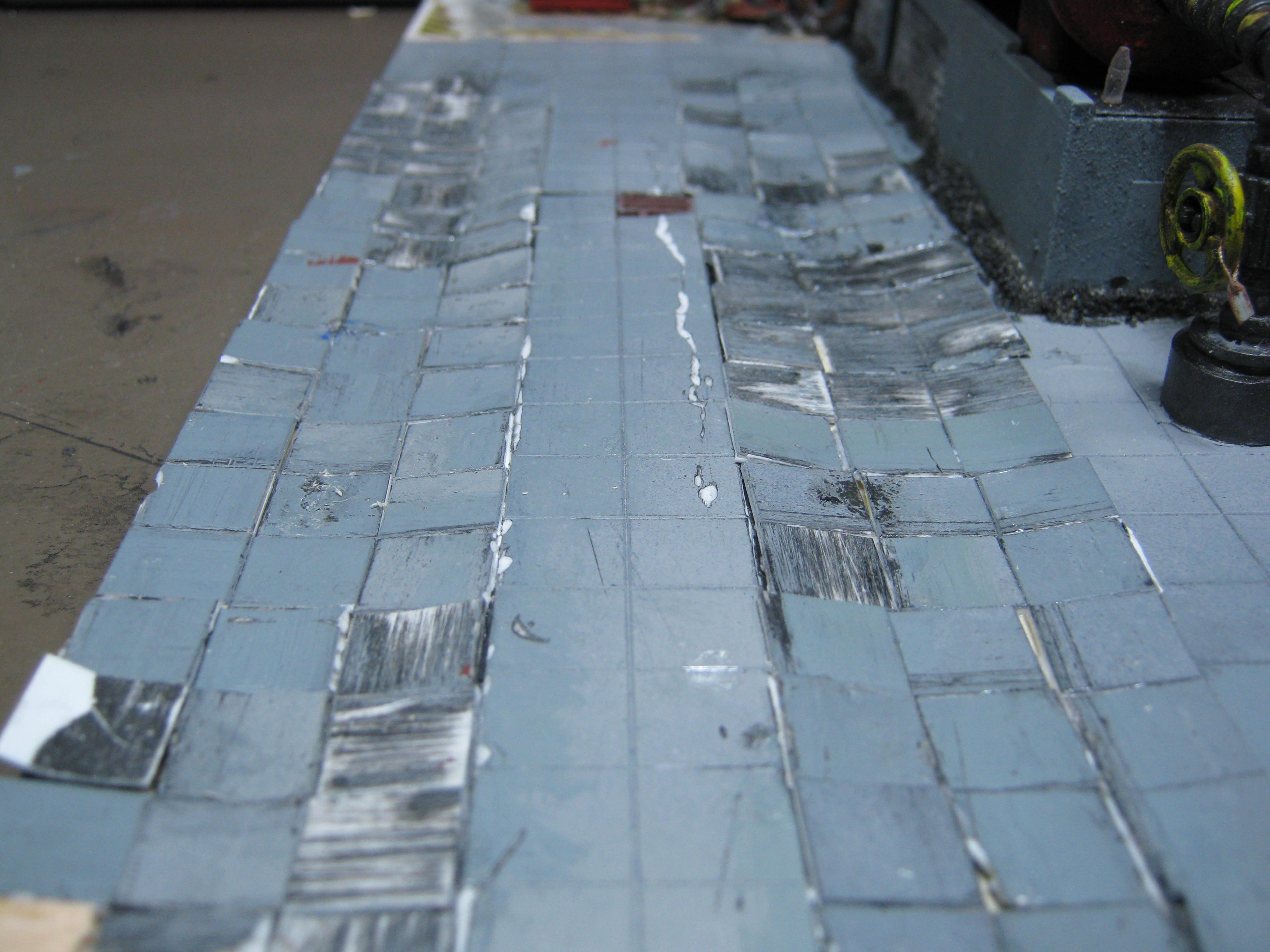 Necromunda, Pavement, Road, Rust Effect, Scratch Build, Terrain, Warhammer 40,000