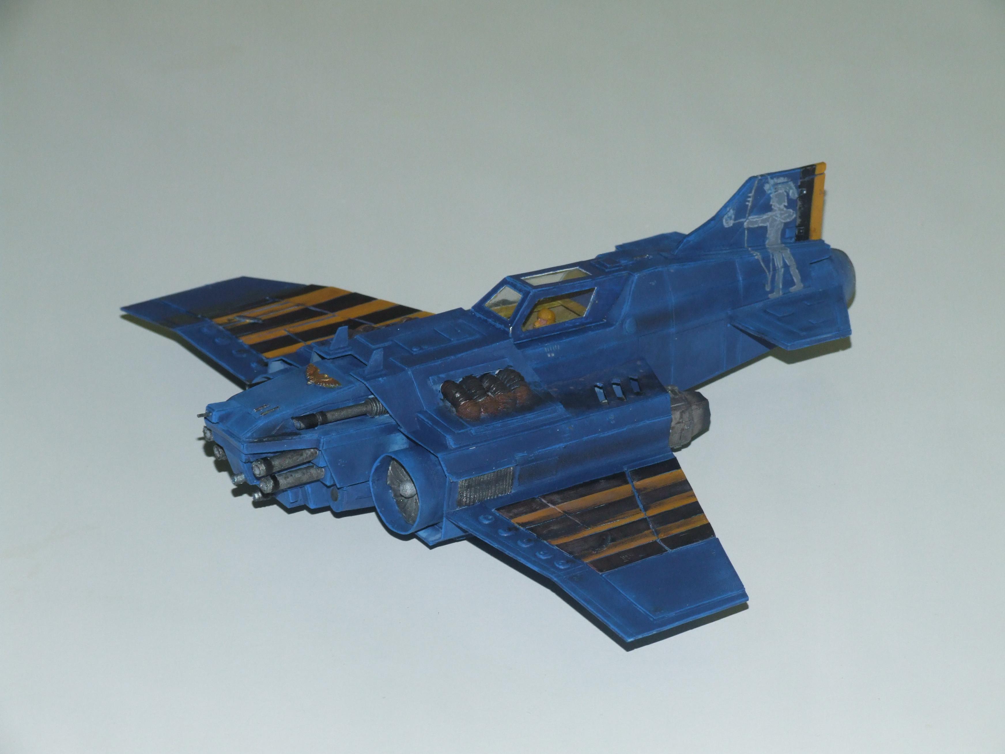 Battle Damage, Imperial, Imperial Guard, Navy, Scratch Build, Thunderbolt