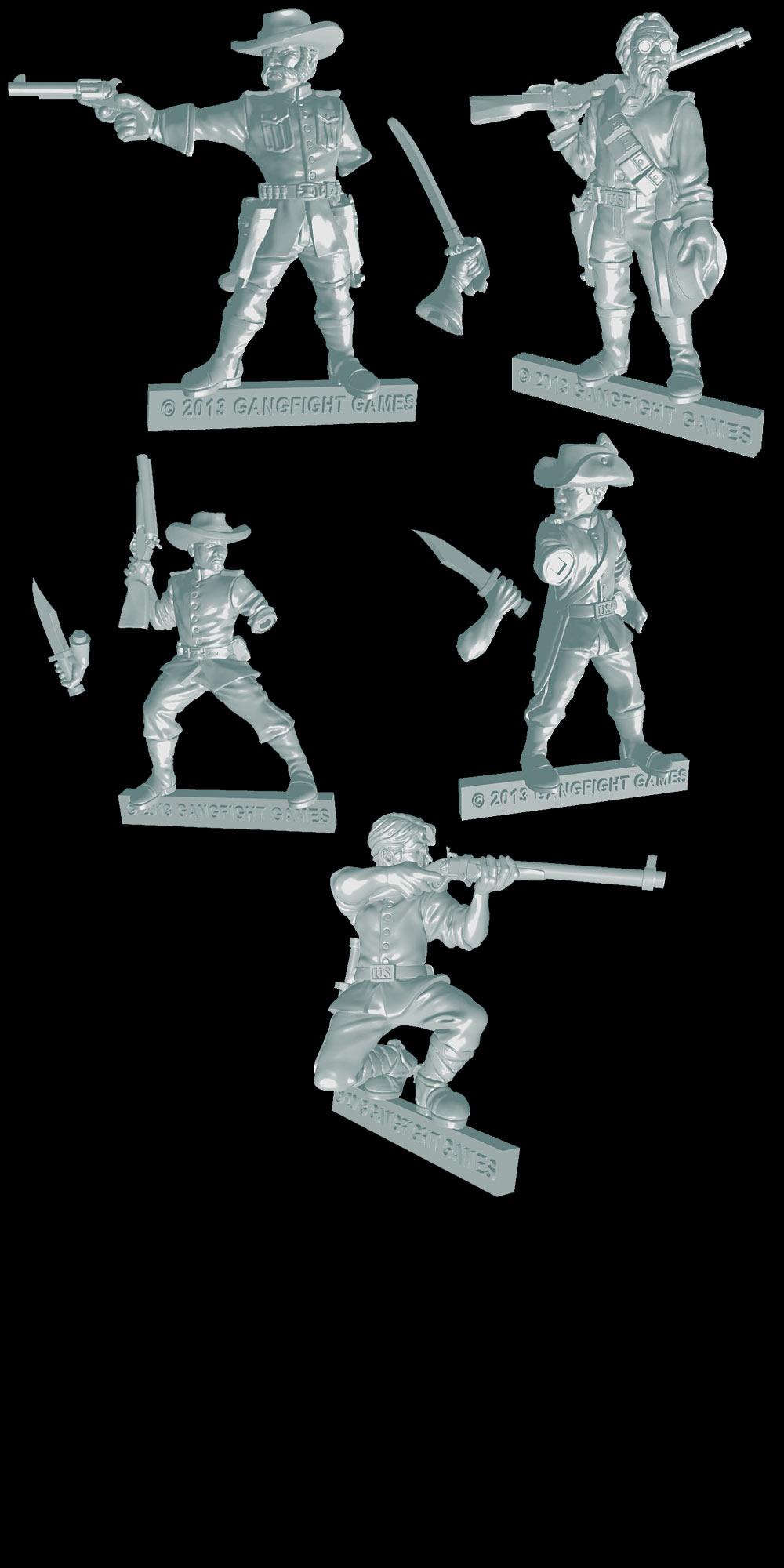 Wildes Rangers Sculpts