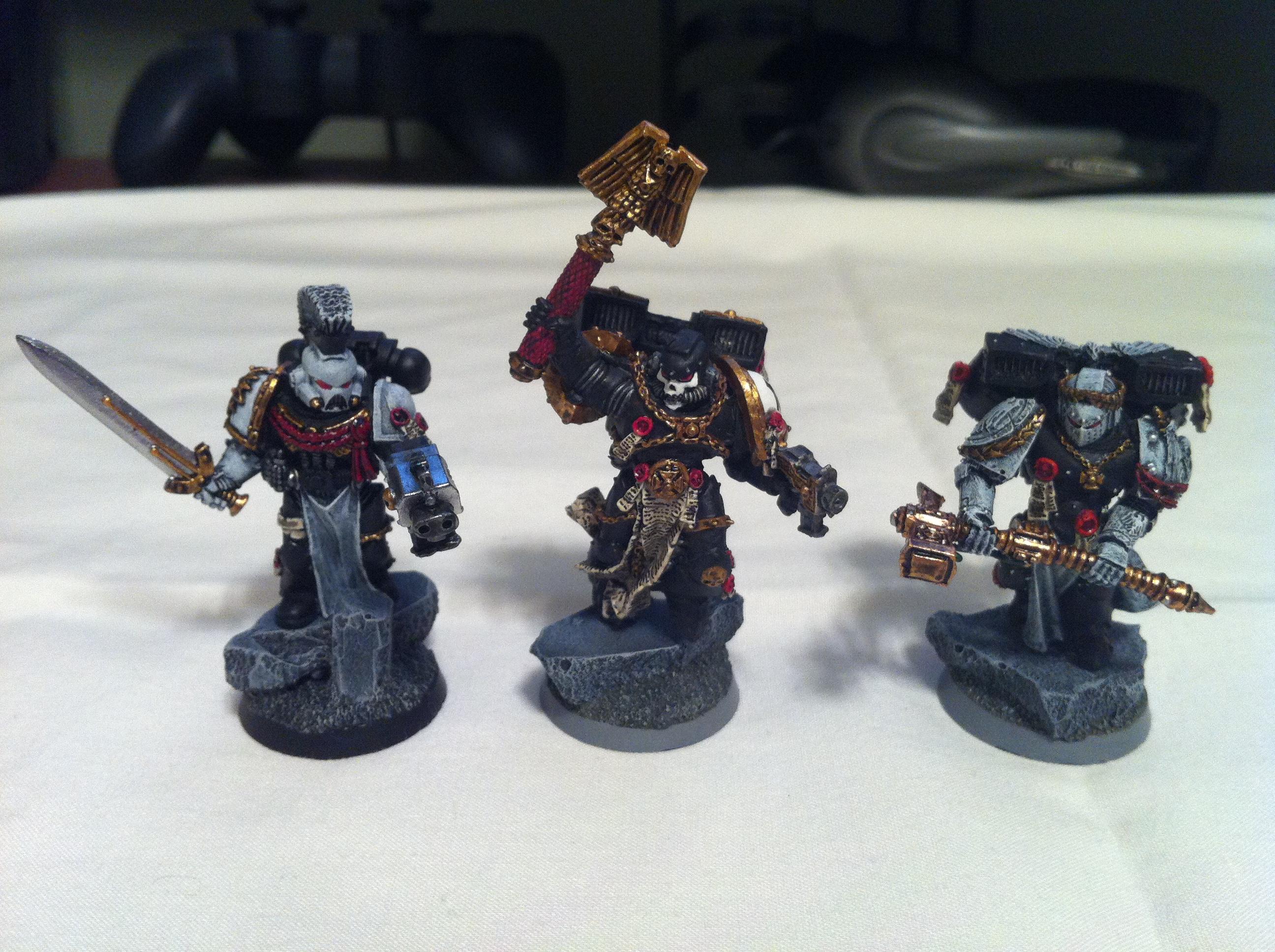 Chaplain, Chapter Master, Raven Guard, Space Marines
