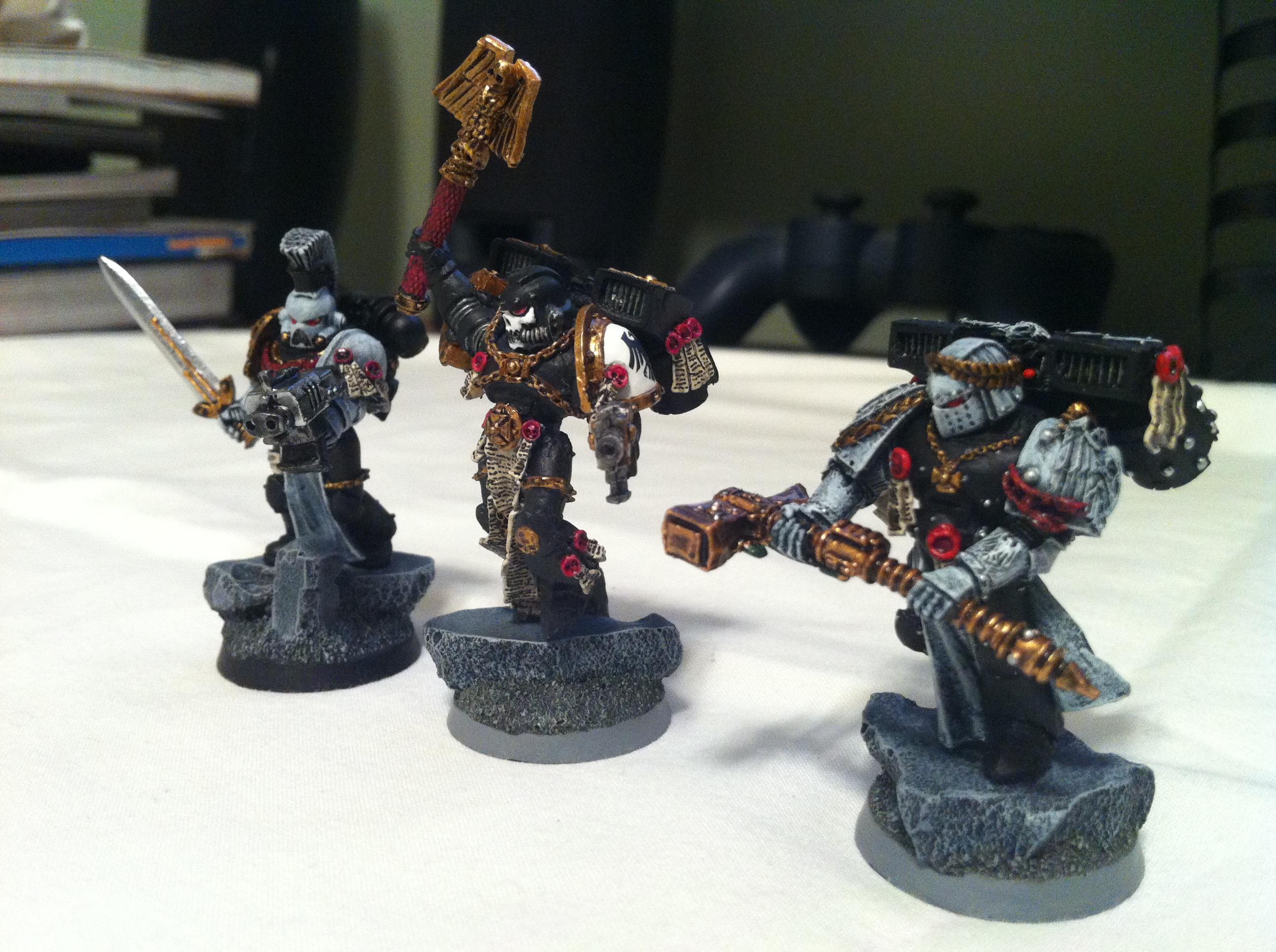Chaplain, Chapter Master, Raven Guard, Space Marines