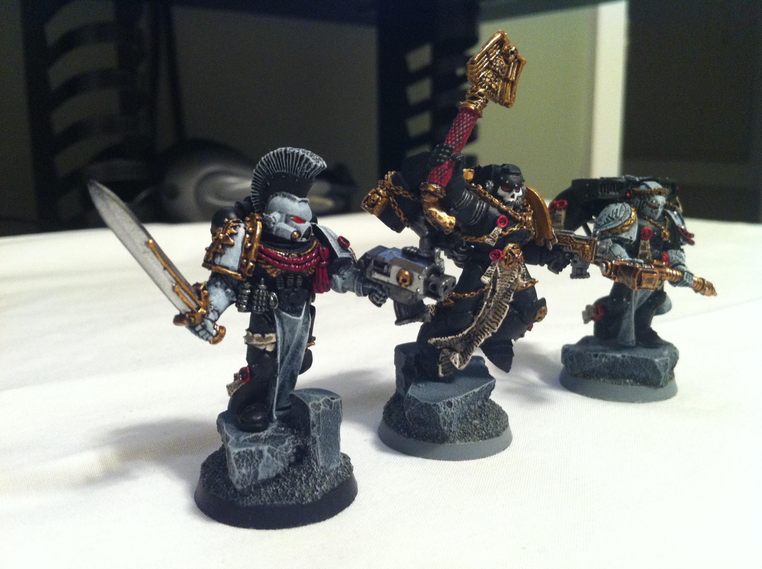 Chaplain, Chapter Master, Raven Guard, Space Marines