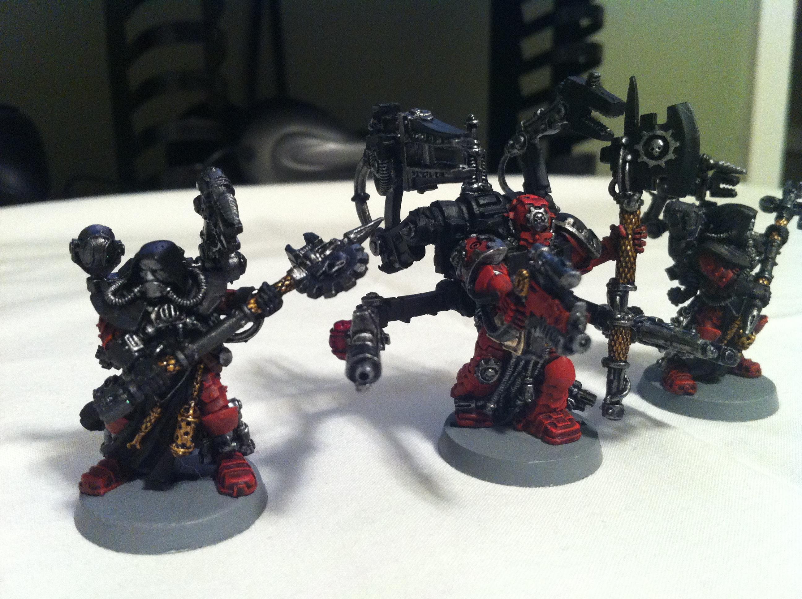 Master Of The Forge, Raven Guard, Servitors, Space Marines, Techmarine