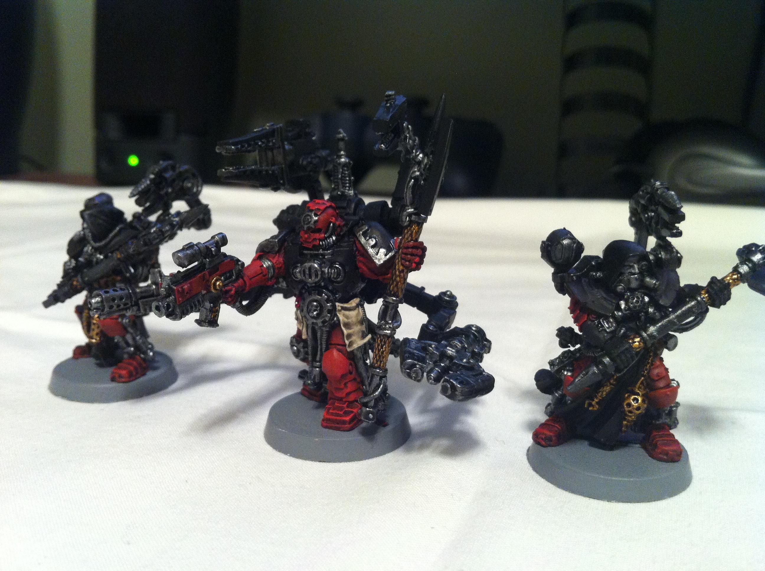 Master Of The Forge, Raven Guard, Servitors, Space Marines, Techmarine