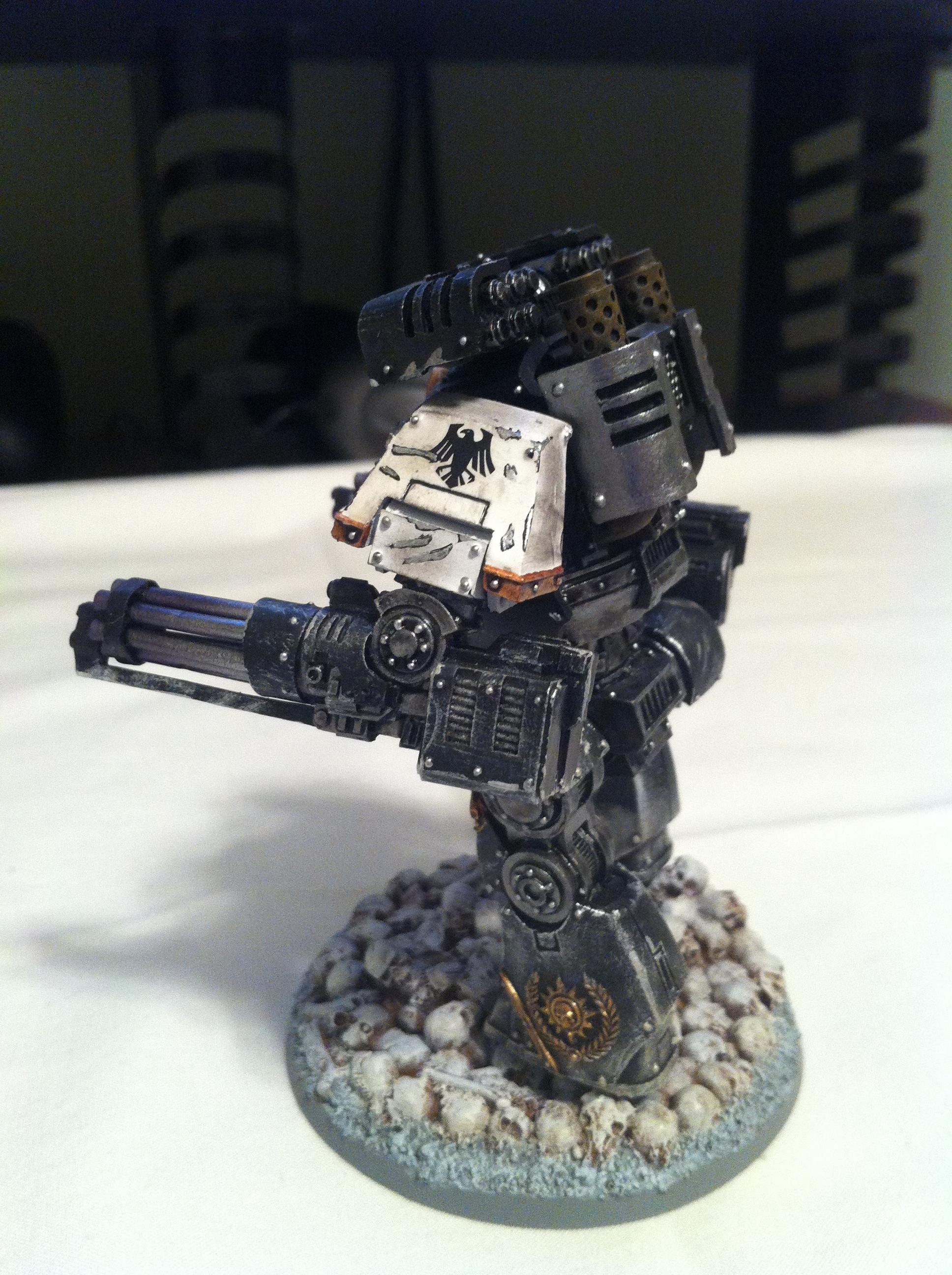 Chaplain, Contemptor, Dreadnought, Forge World, Raven Guard, Space Marines, Venerable