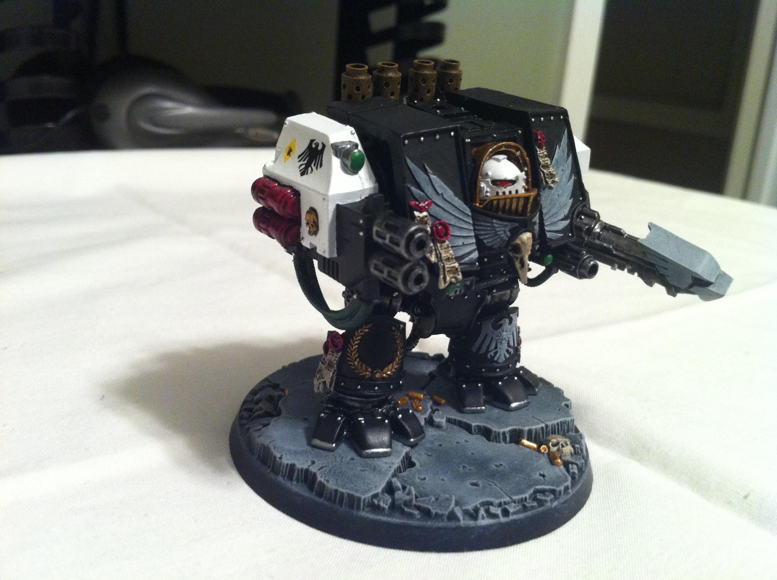Chaplain, Contemptor, Dreadnought, Forge World, Raven Guard, Space Marines, Venerable