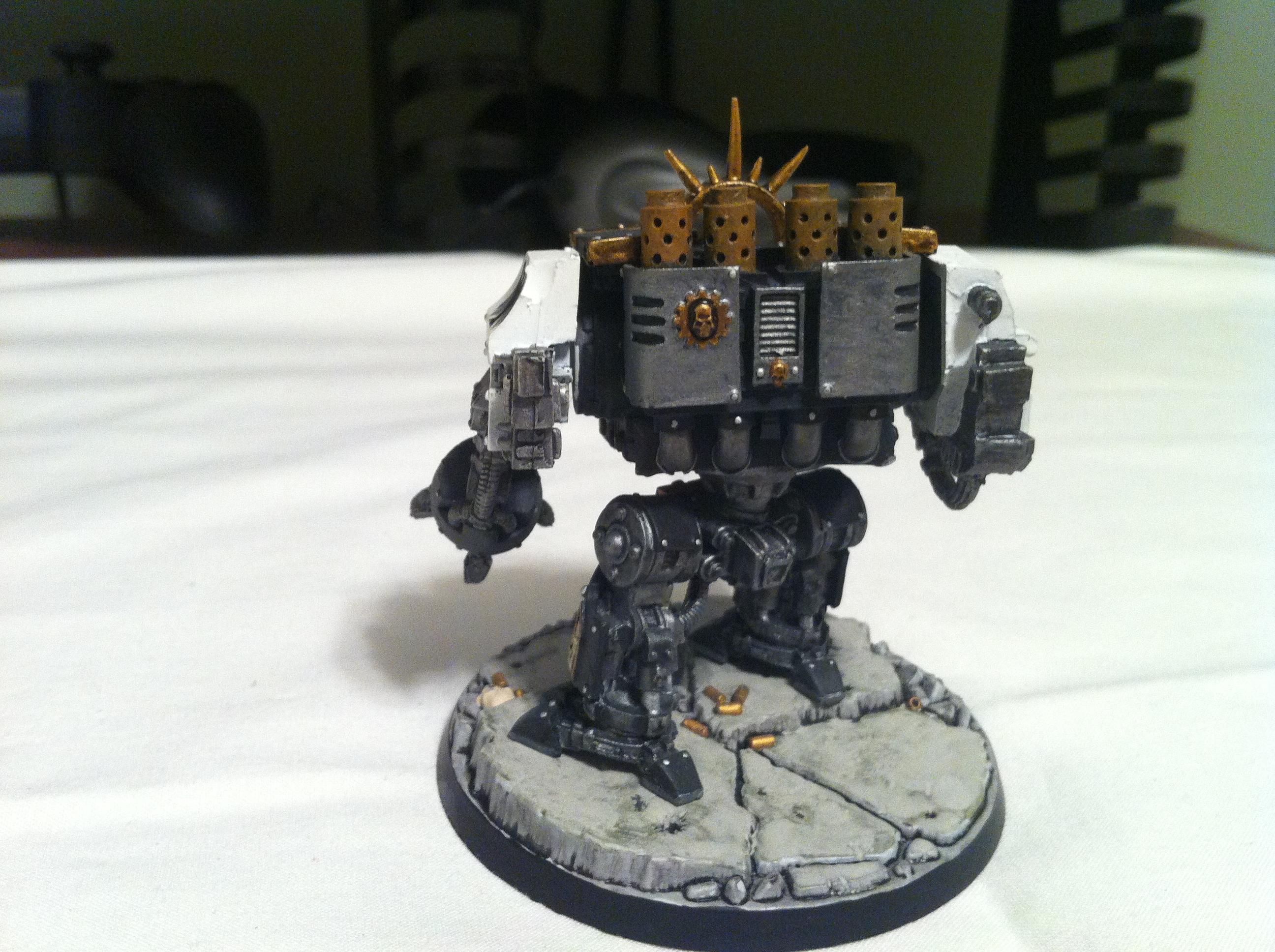 Chaplain, Contemptor, Dreadnought, Forge World, Raven Guard, Space Marines, Venerable