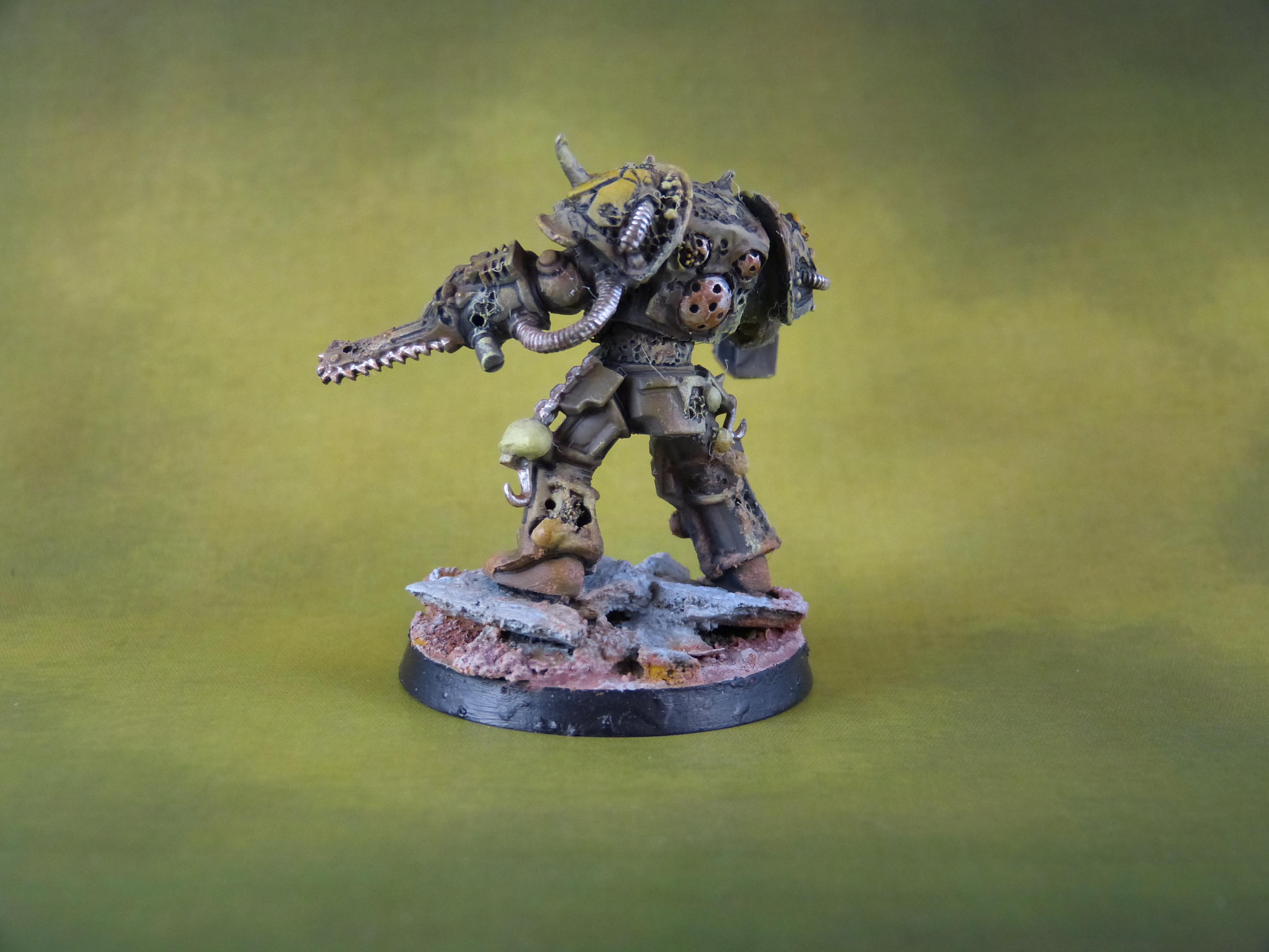 Chain Fist, Conversion, Death Guard, Nurgle, Object Source Lighting, Warhammer 40 K