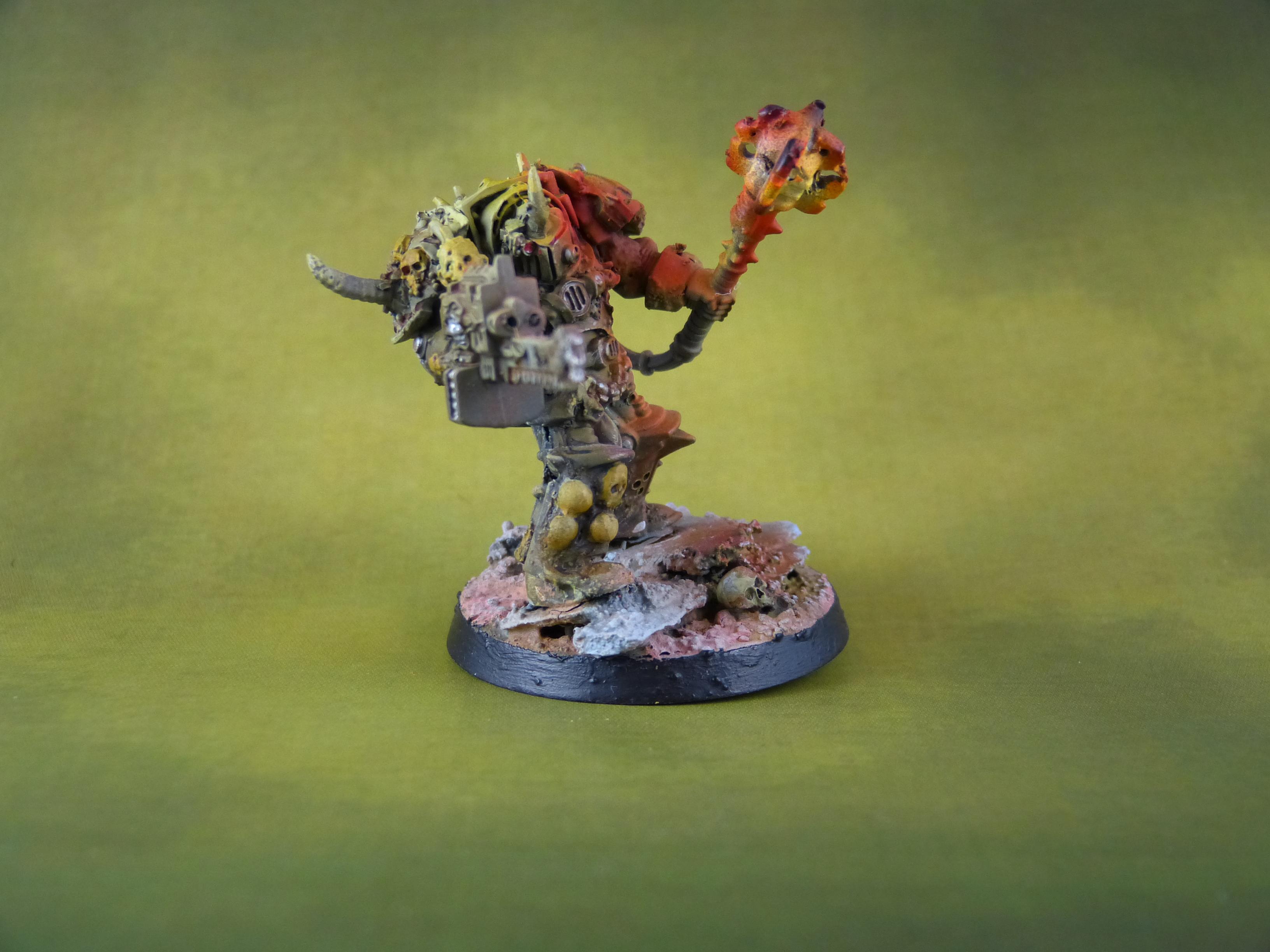 Conversion, Death Guard, Nurgle, Object Source Lighting, Power Maul, Warhammer 40 K