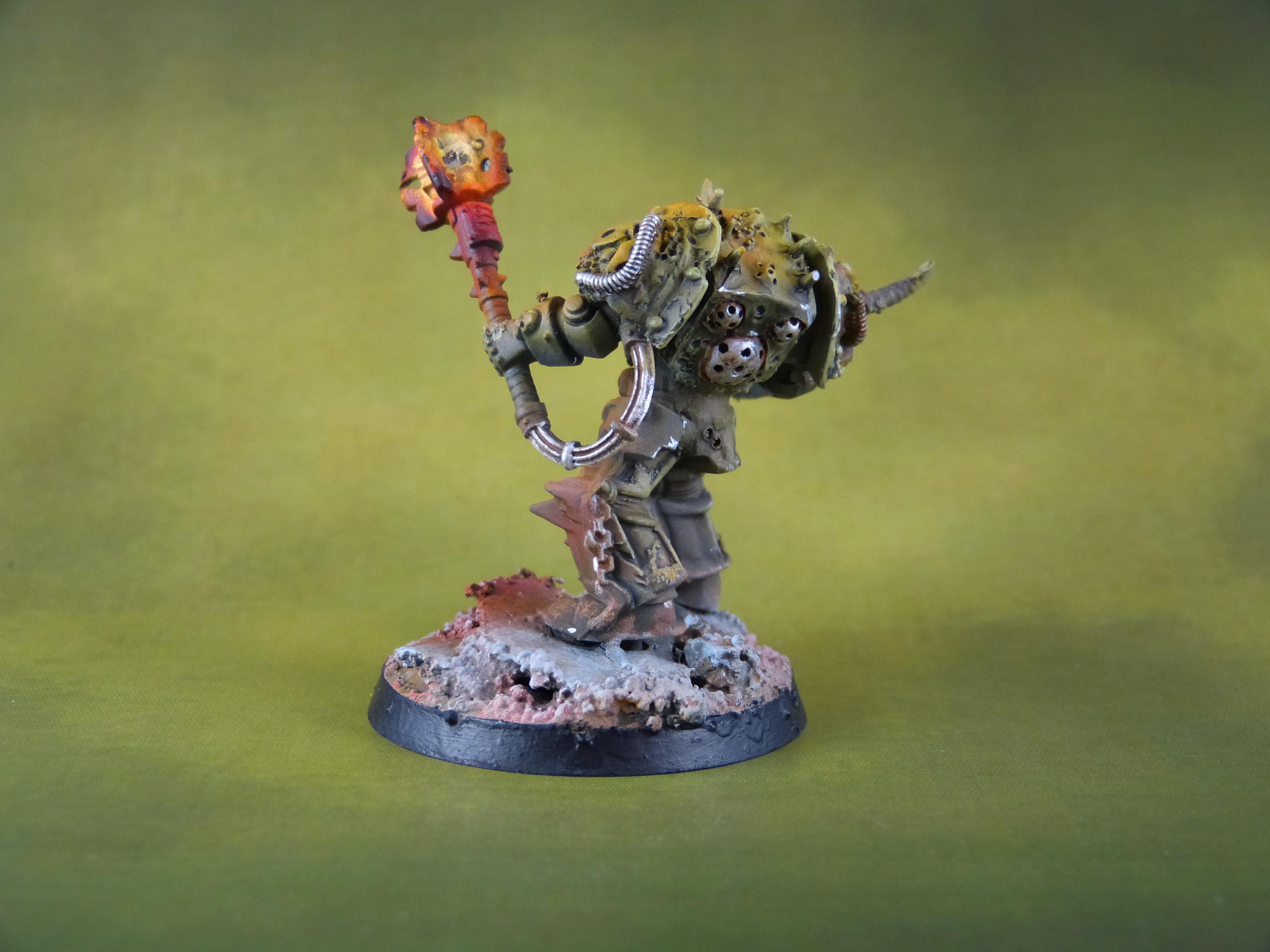 Conversion, Death Guard, Nurgle, Object Source Lighting, Power Maul, Warhammer 40 K