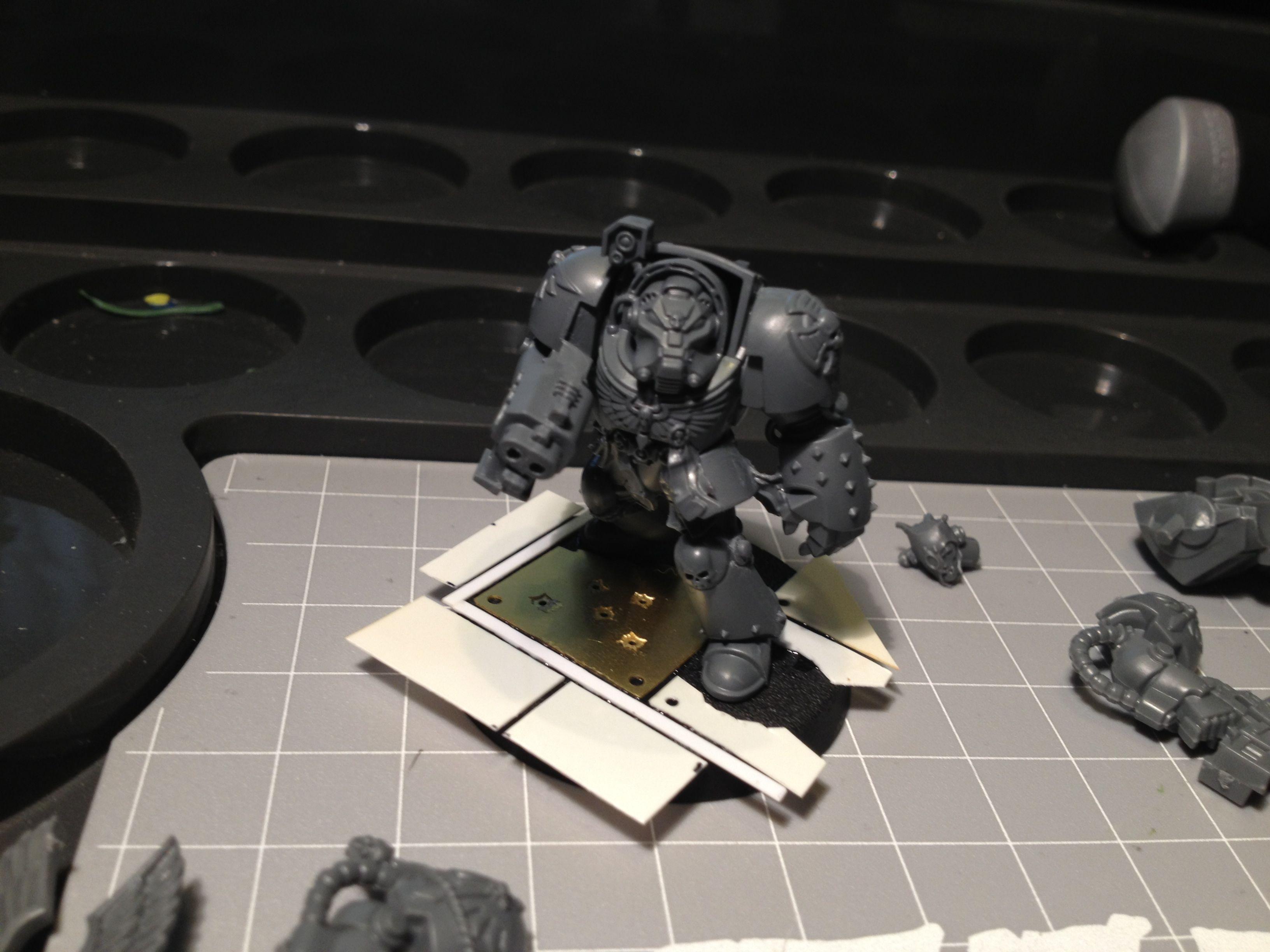Dark Angels, Deathwing, Space Marines, Terminator Armor, Work In Progress