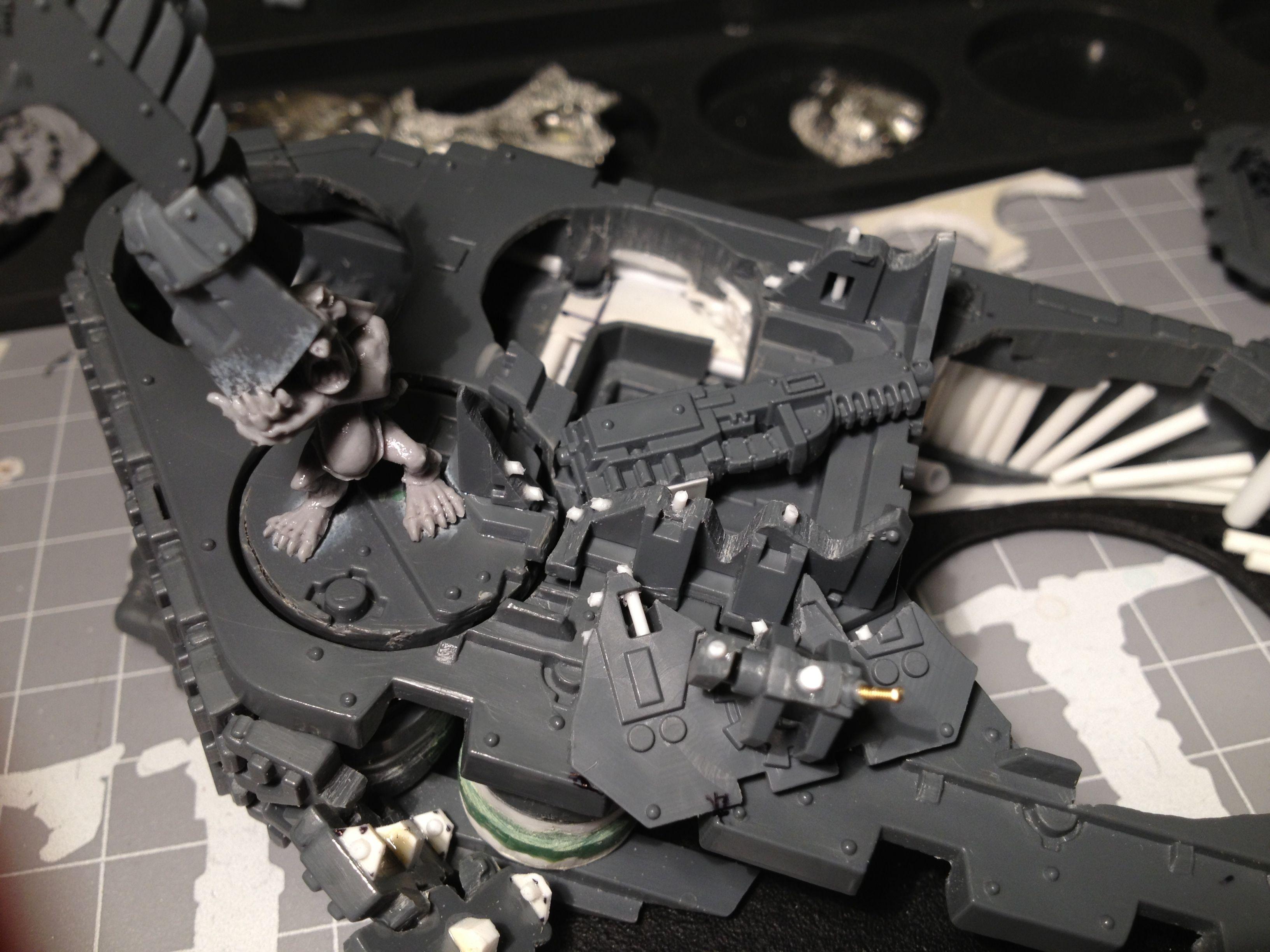 Da Dark Angelz, Orks, Warboss, Work In Progress