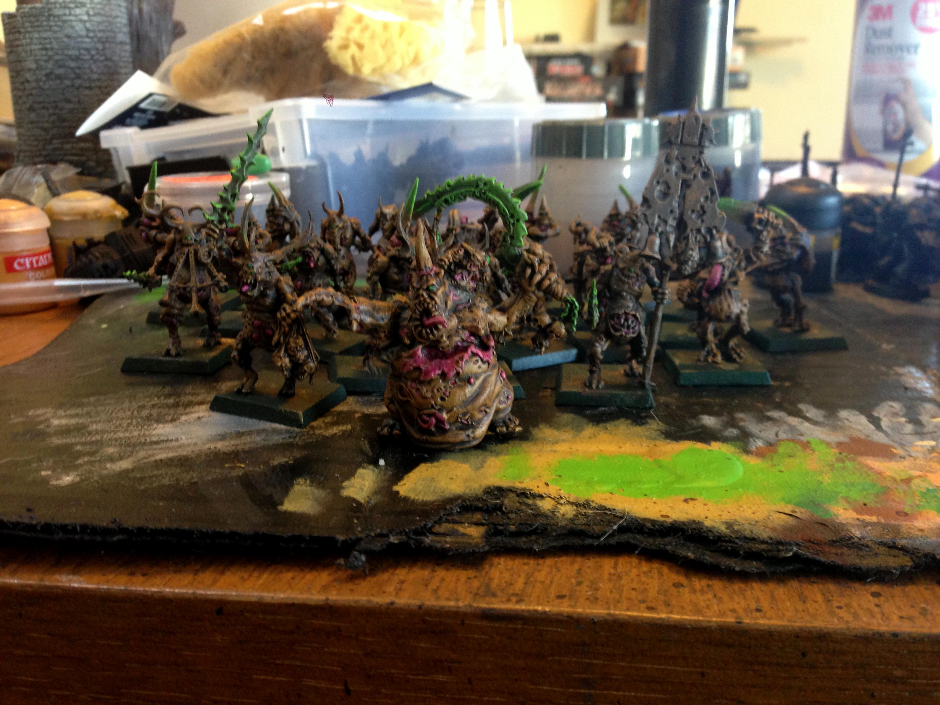 Nurgle, Plaguebearers, Work In Progress