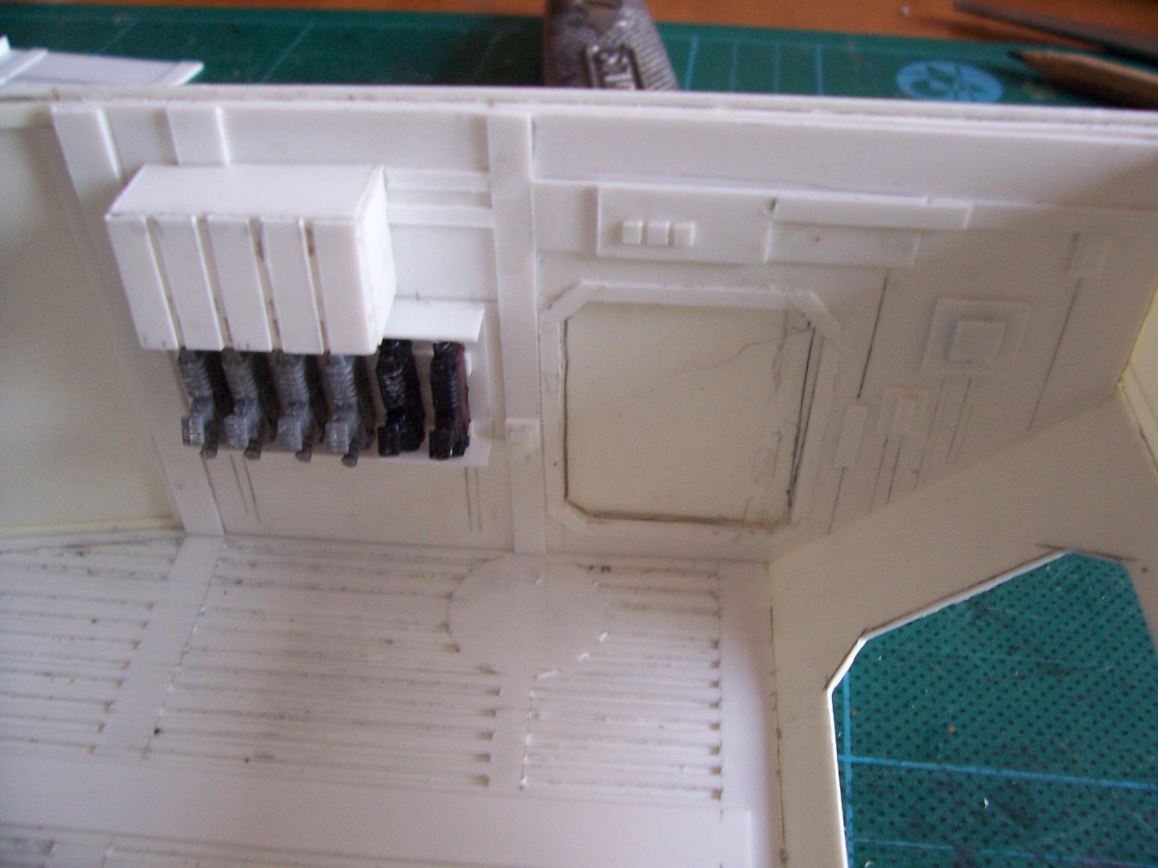 Gunship, Plasticard, Scratch Build, Thunderhawk, Work In Progress