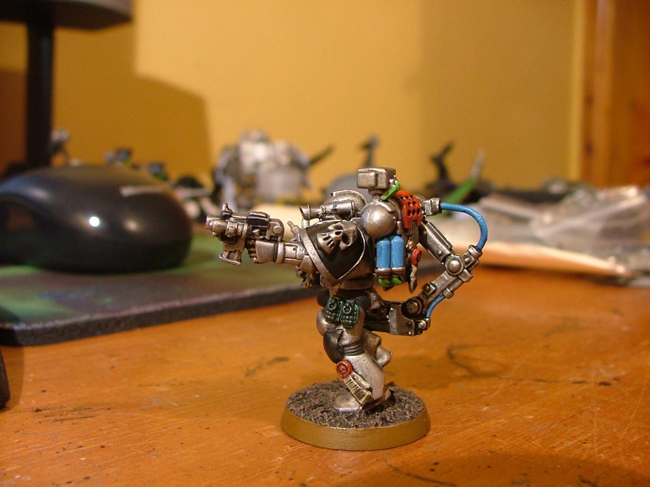 Silver Skulls, Space Marines, Techmarine, Warhammer 40,000
