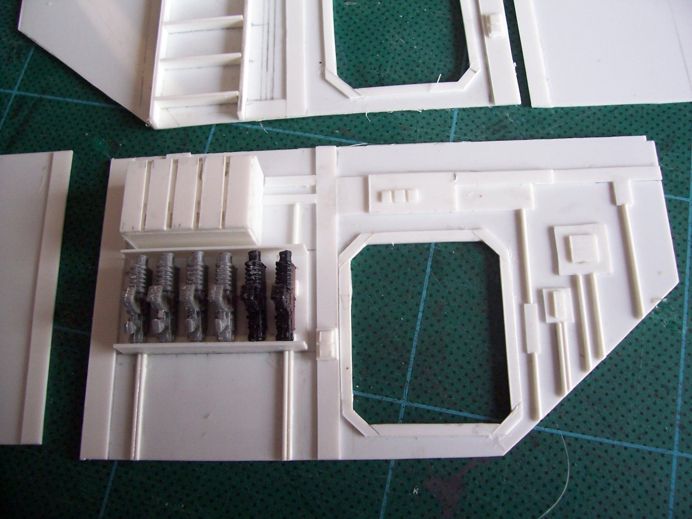 Gunship, Plasticard, Scratch Build, Thunderhawk, Work In Progress