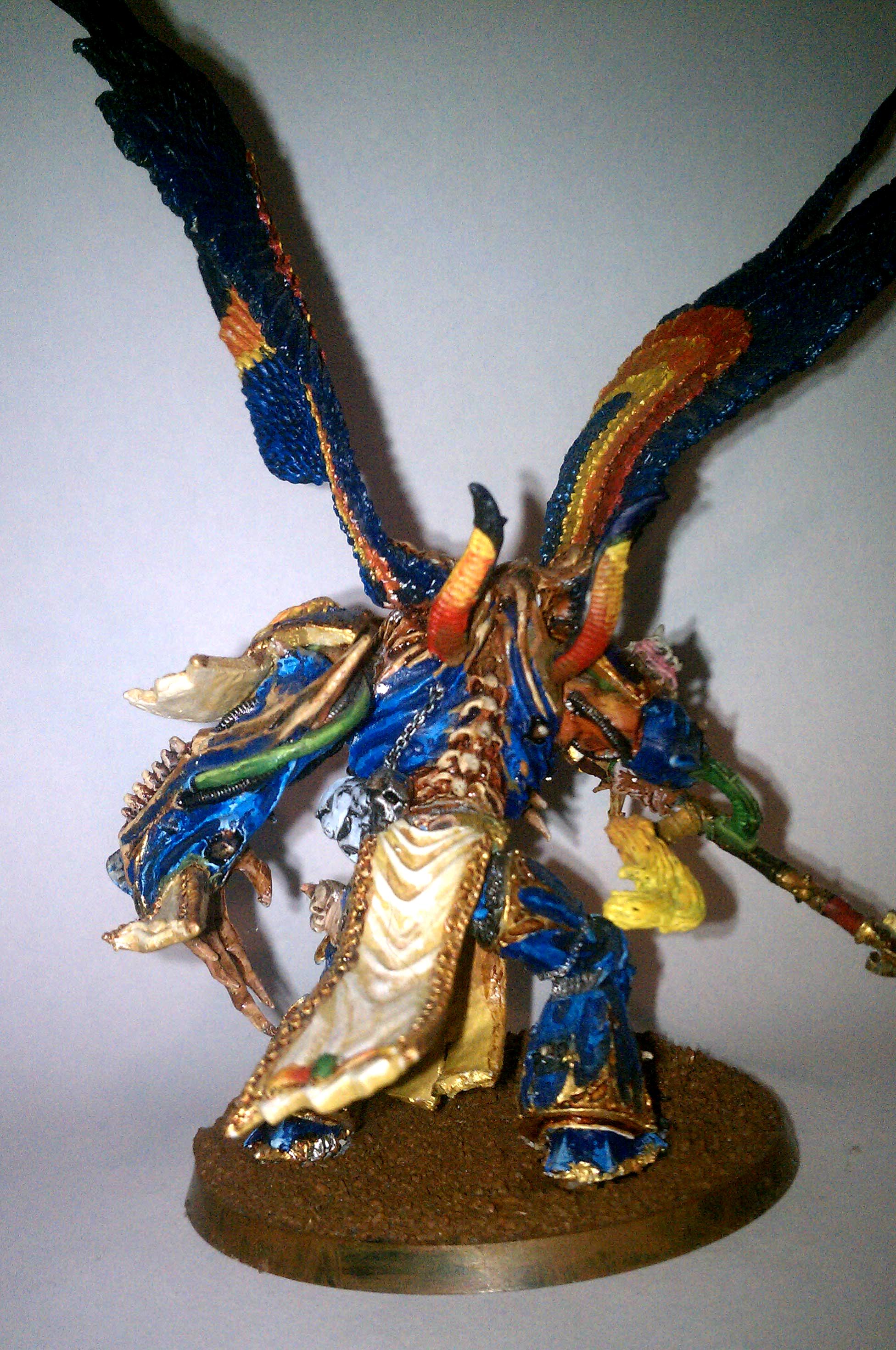 Chaos Daemons, Chaos Space Marines, Conversion, Daemon Prince, Daemons, Magnus The Red, Thousand Sons, Tzeentch