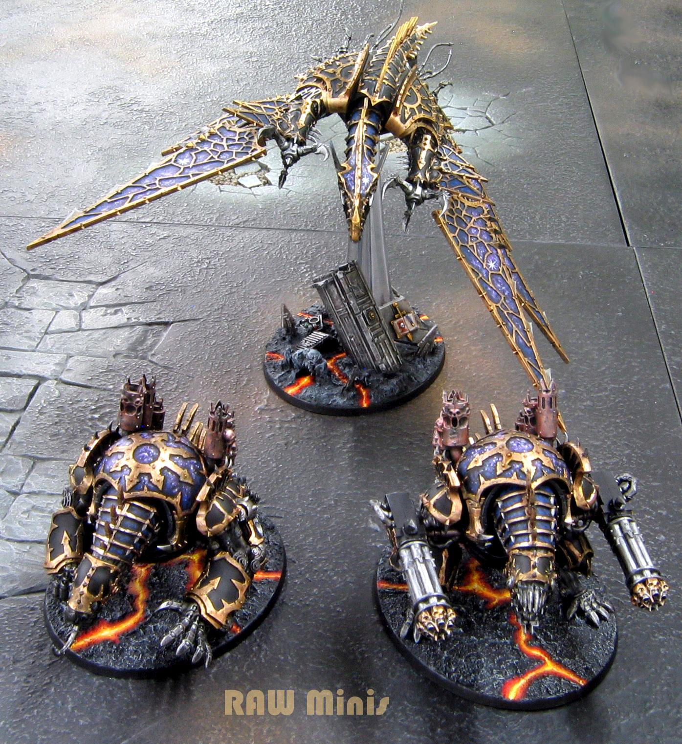 Chaos Daemons, Chaos Space Marines, Daemons, Painting, Vehicle, Warhammer 40,000